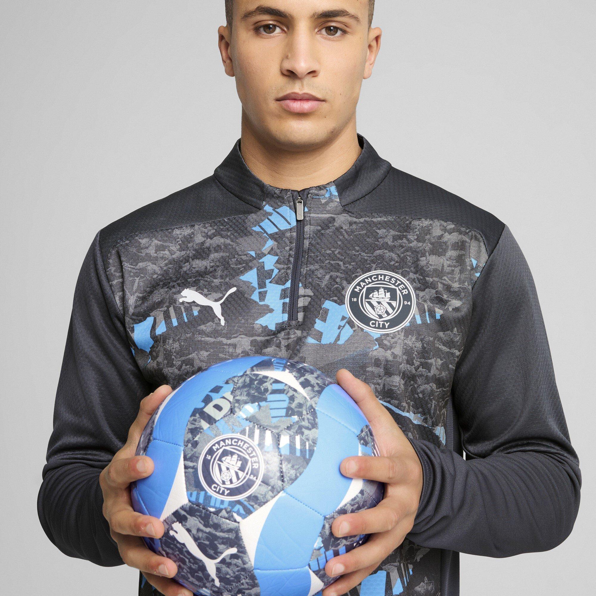Grey Cool/Grey - Puma - Manchester City Pre Match Quarter-Zip Top 2024 2025 Adults - 5