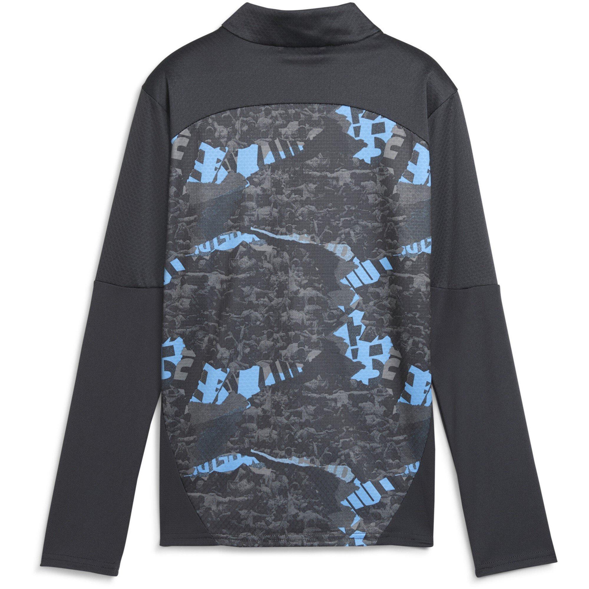 Grey Cool/Grey - Puma - Manchester City Pre-Match Quarter-Zip Top 2024 2025 Juniors - 6