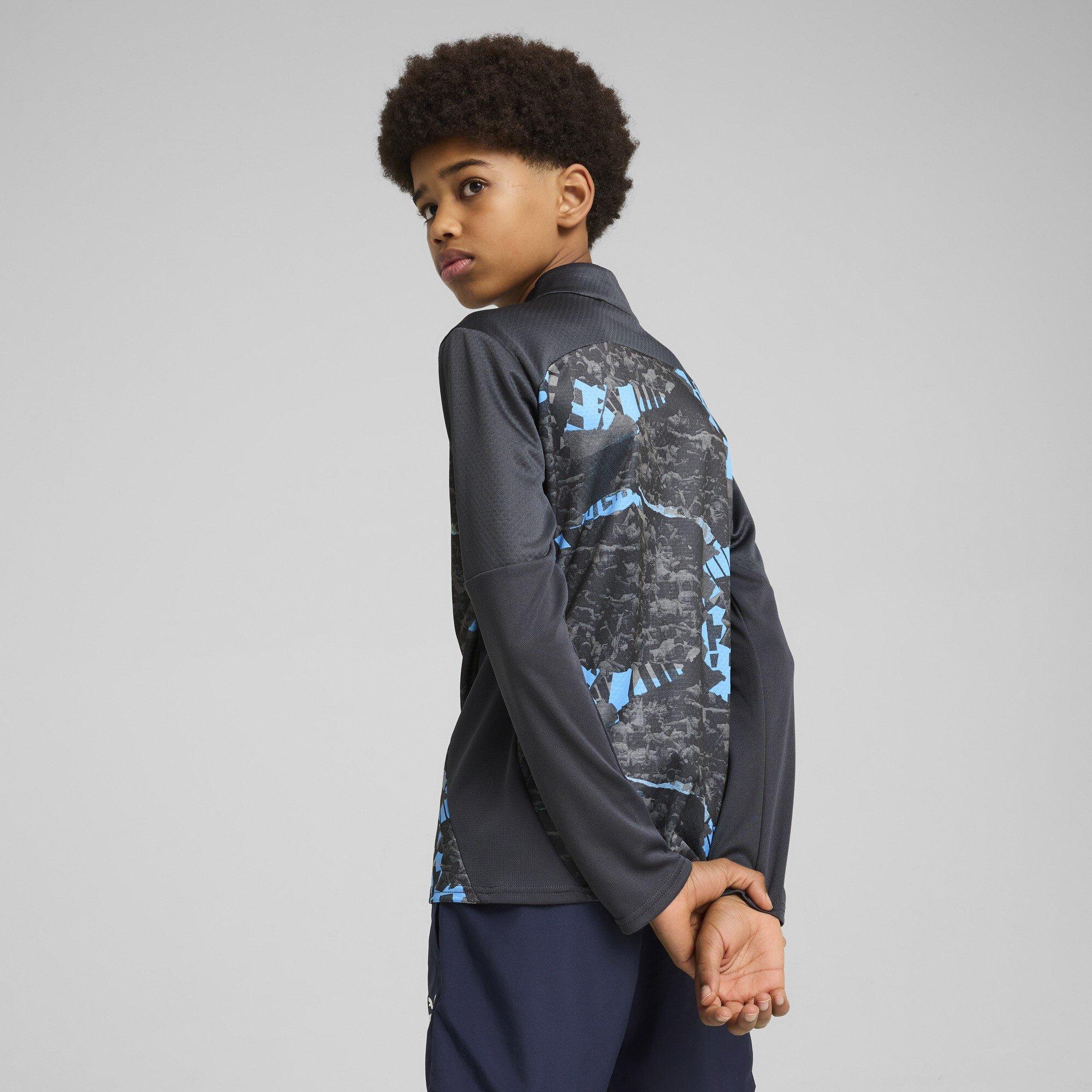 Grey Cool/Grey - Puma - Manchester City Pre-Match Quarter-Zip Top 2024 2025 Juniors - 5