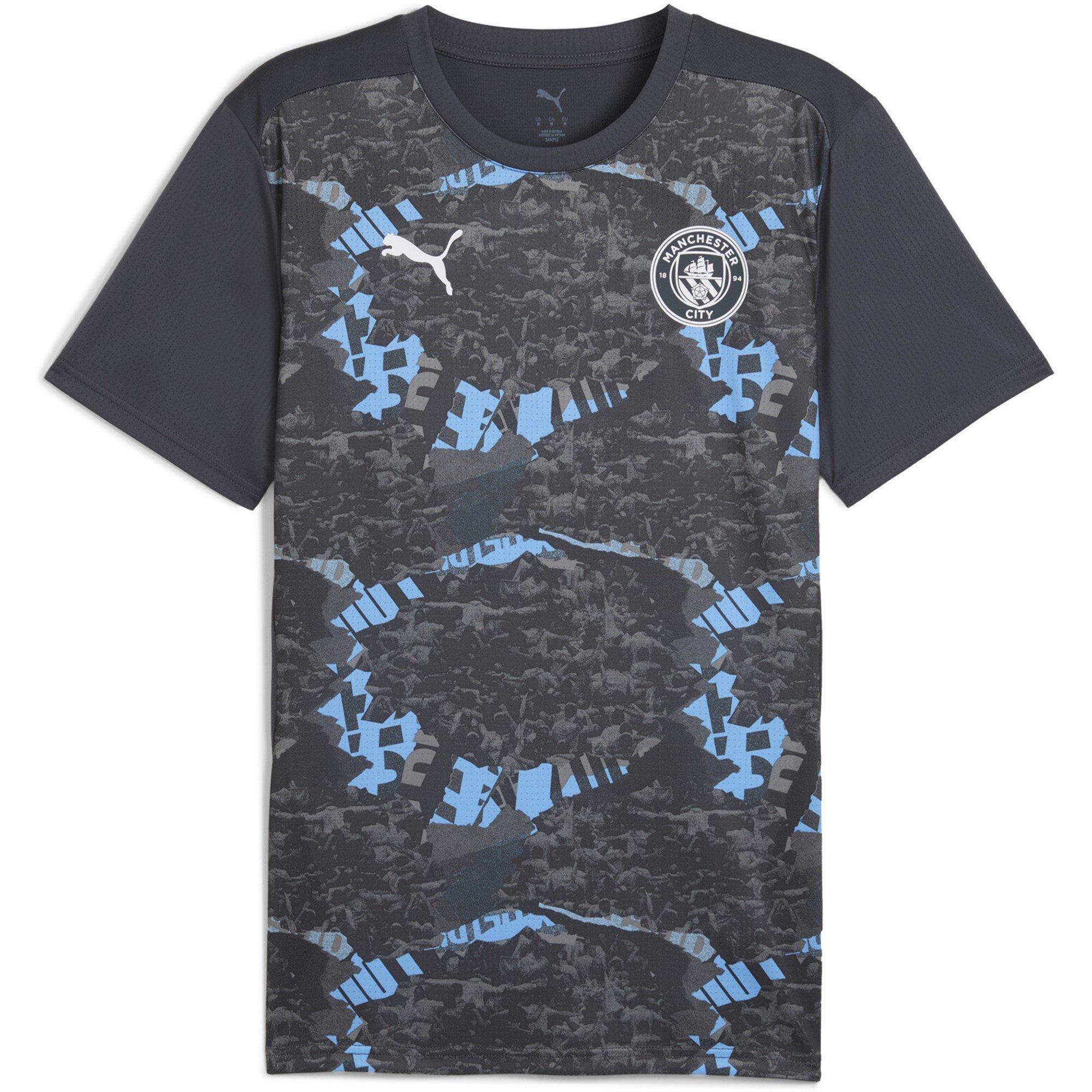 Grå Cool/Grå - Puma - Manchester City Pre Match Shirt 2024 2025 Adults - 1