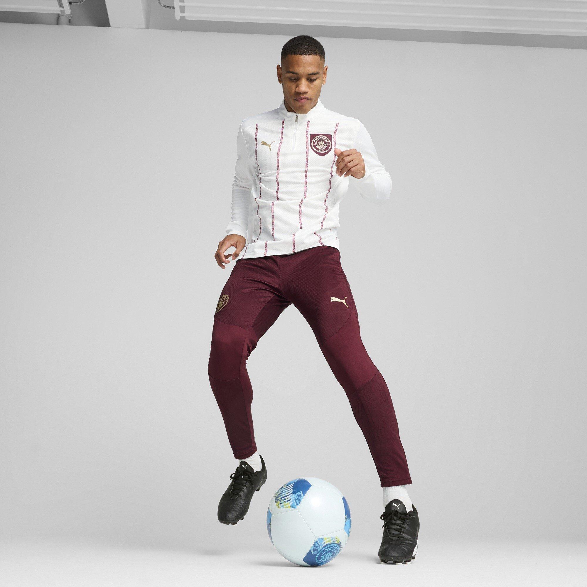 White/Jasper - Puma - Manchester City Pre Match quarter Zip Drill Top Adults - 4