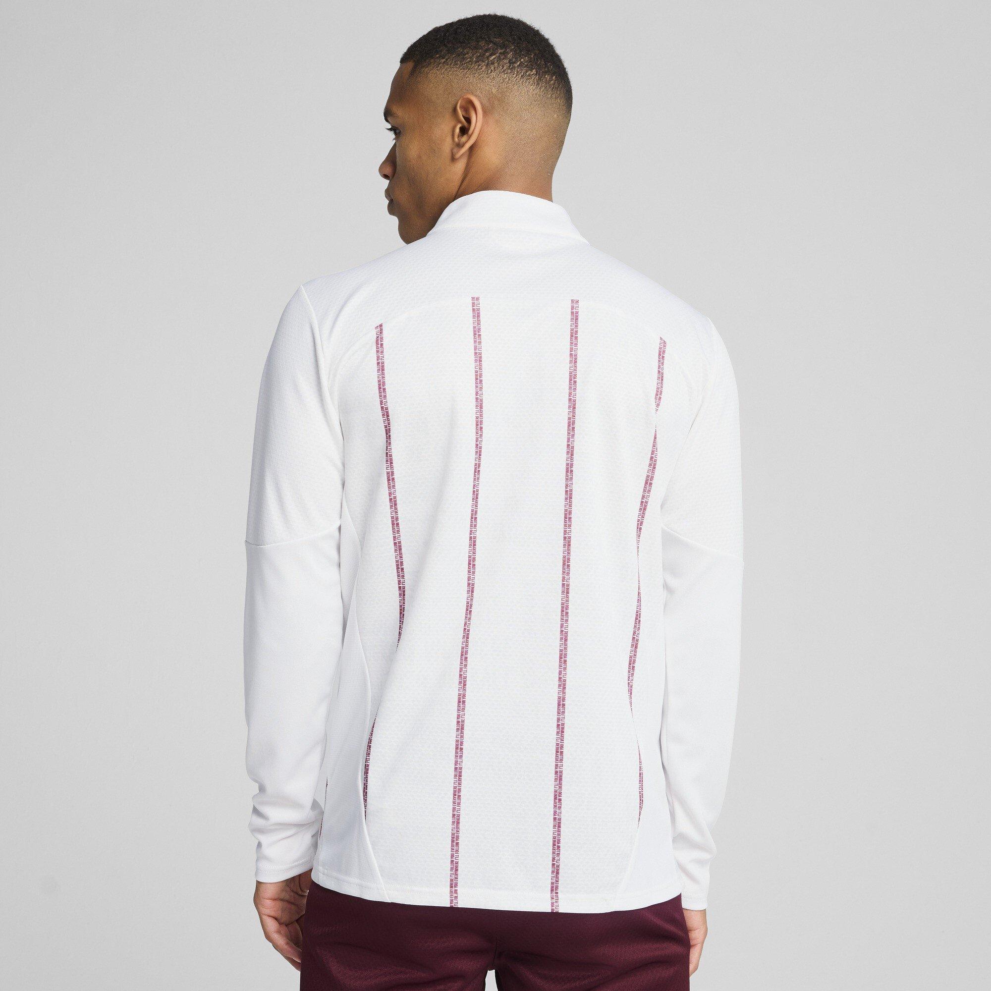 White/Jasper - Puma - Manchester City Pre Match quarter Zip Drill Top Adults - 5