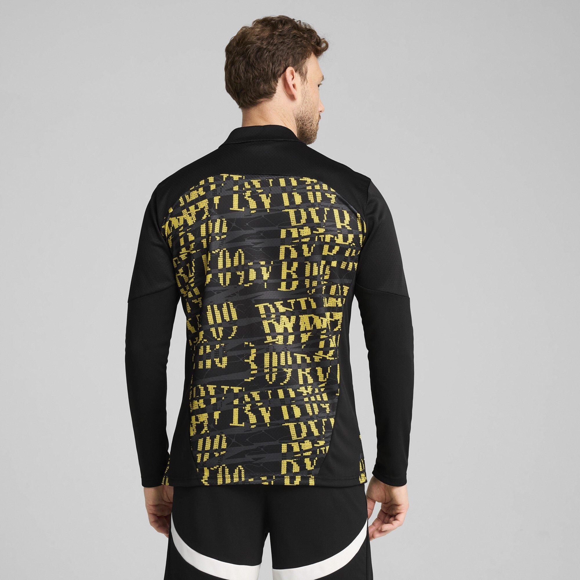 Black/Yellow - Puma - Borussia Dortmund Pre Match Drill Top Adults - 4