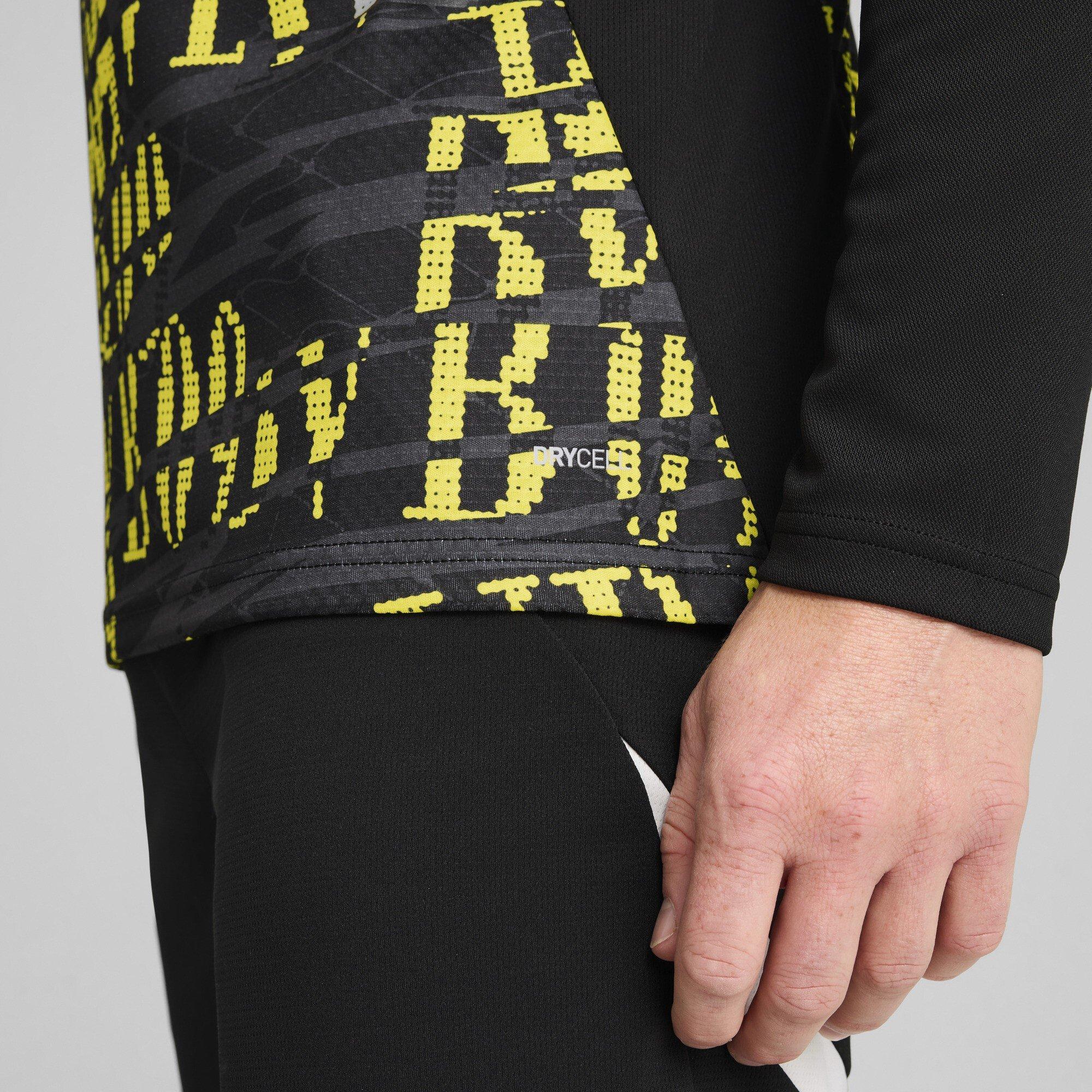 Black/Yellow - Puma - Borussia Dortmund Pre Match Drill Top Adults - 6