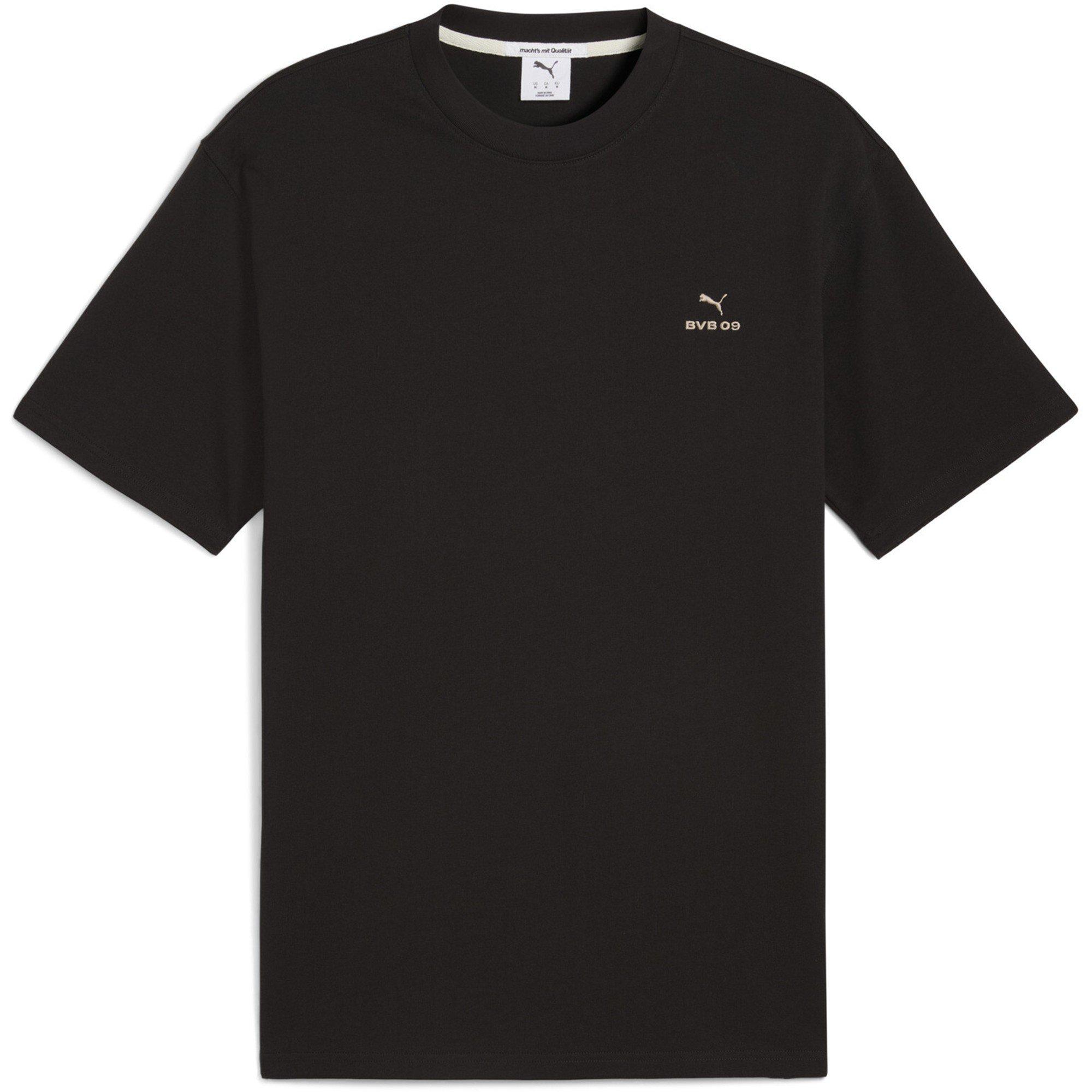 Puma Men's Borussia Dortmund Mmq T-Shirt - Black/Granola - M