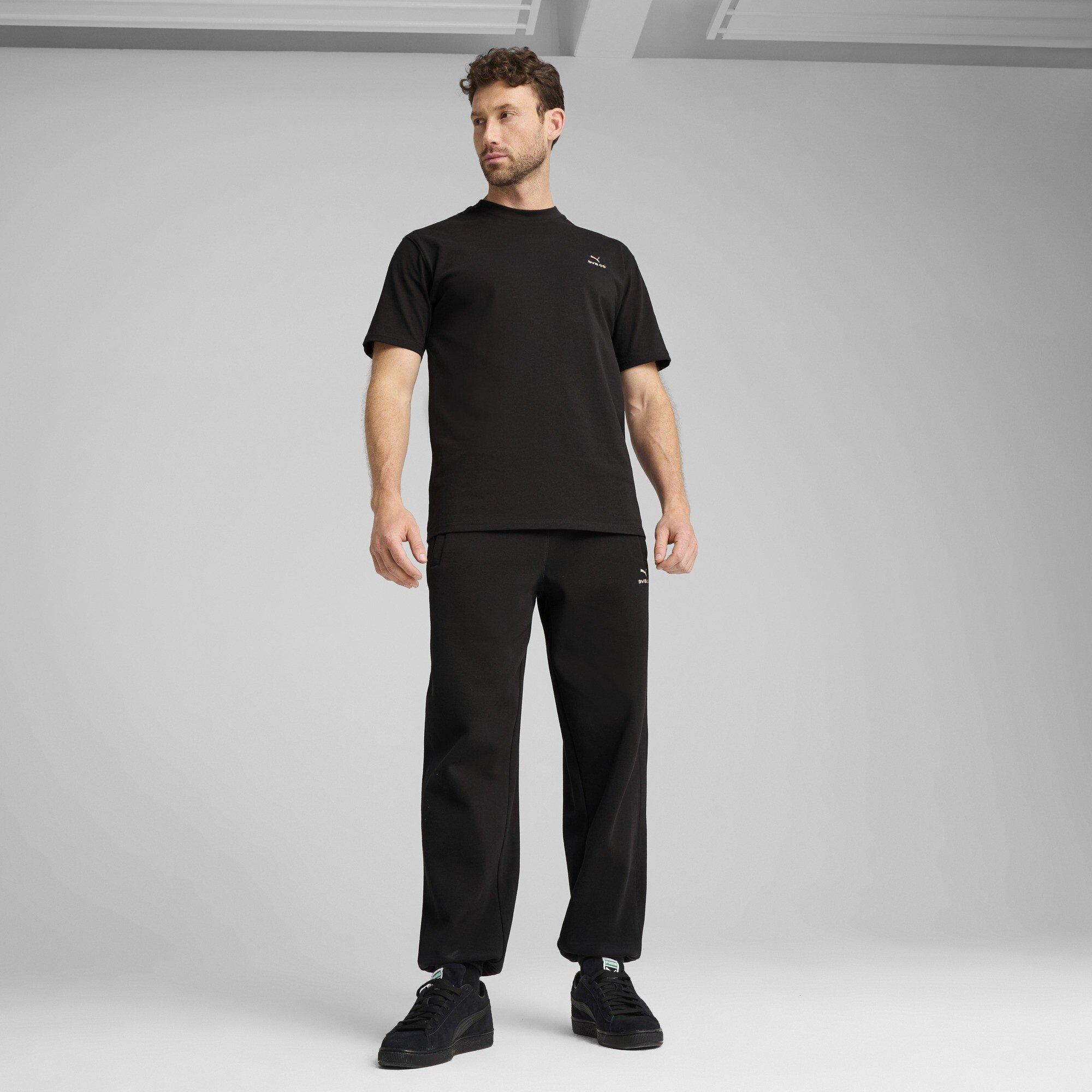 Black/Granola - Puma - Borussia Dortmund MMQ T-Shirt Mens - 7