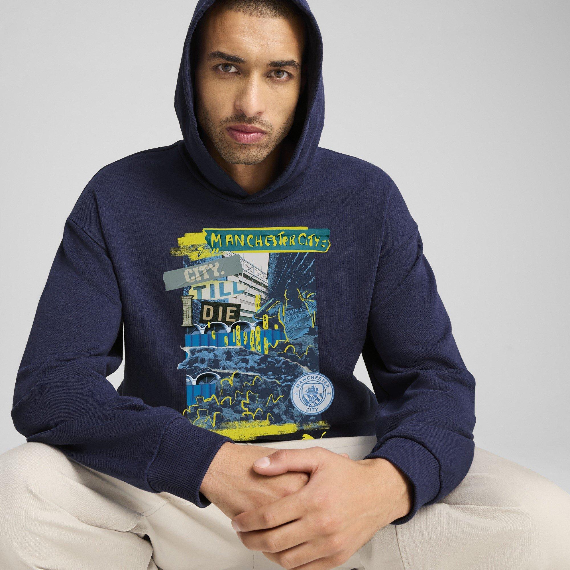 Navy - Puma - Manchester City FtblNRGY+ Hoodie Adults - 3