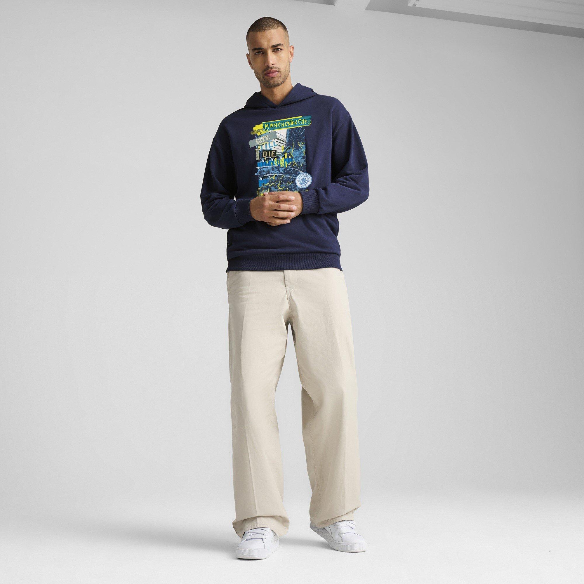 Navy - Puma - Manchester City FtblNRGY+ Hoodie Adults - 4