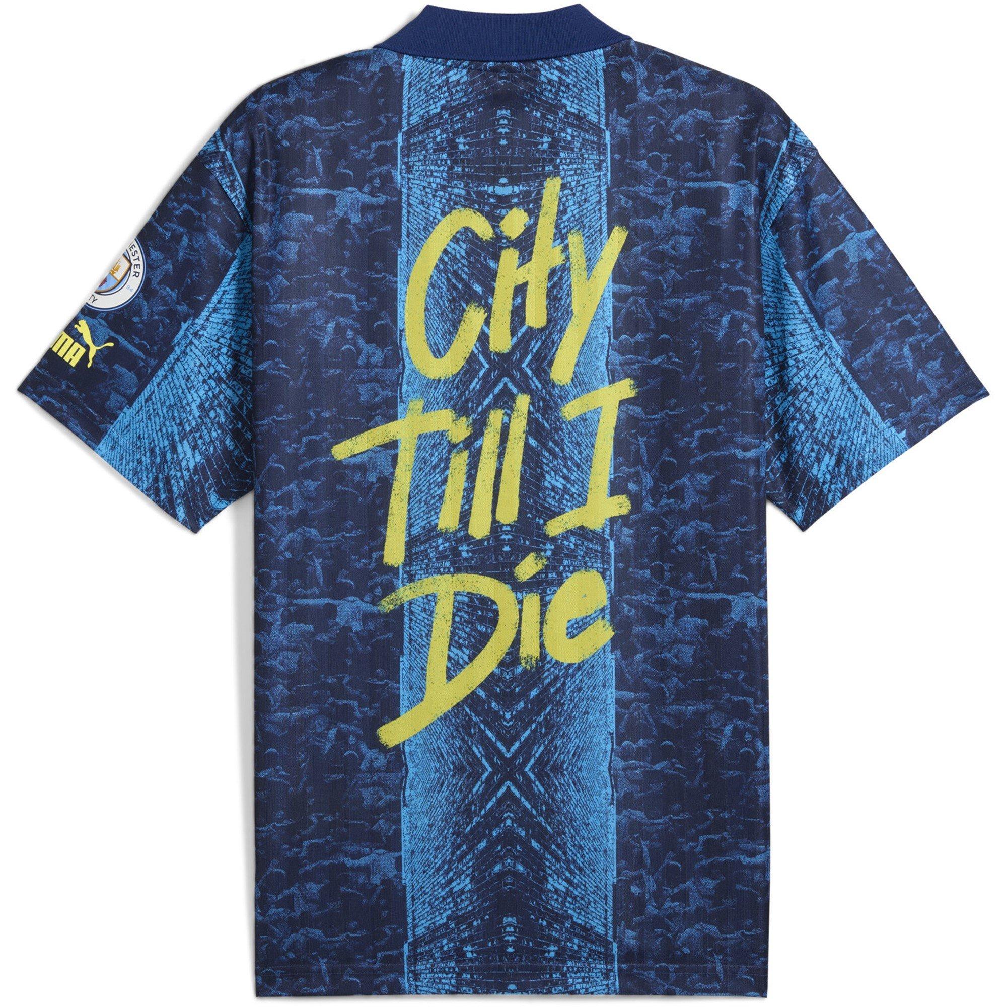 Aqua/Blau - Puma - Manchester City FtblNRGY+ Retro Shirt Adults - 7