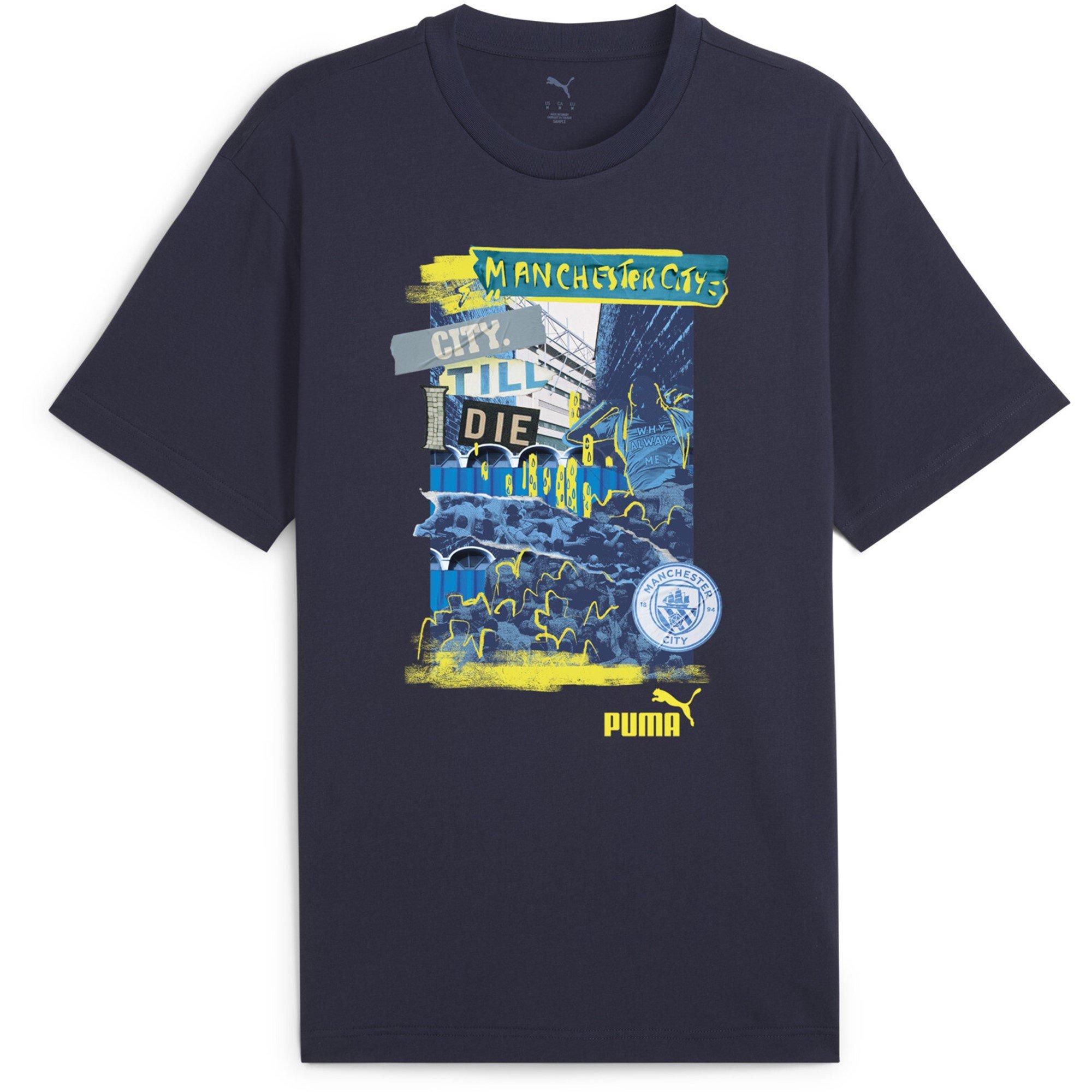Azul marino - Puma - Manchester City FtblNRGY+ T-Shirt Adults - 1