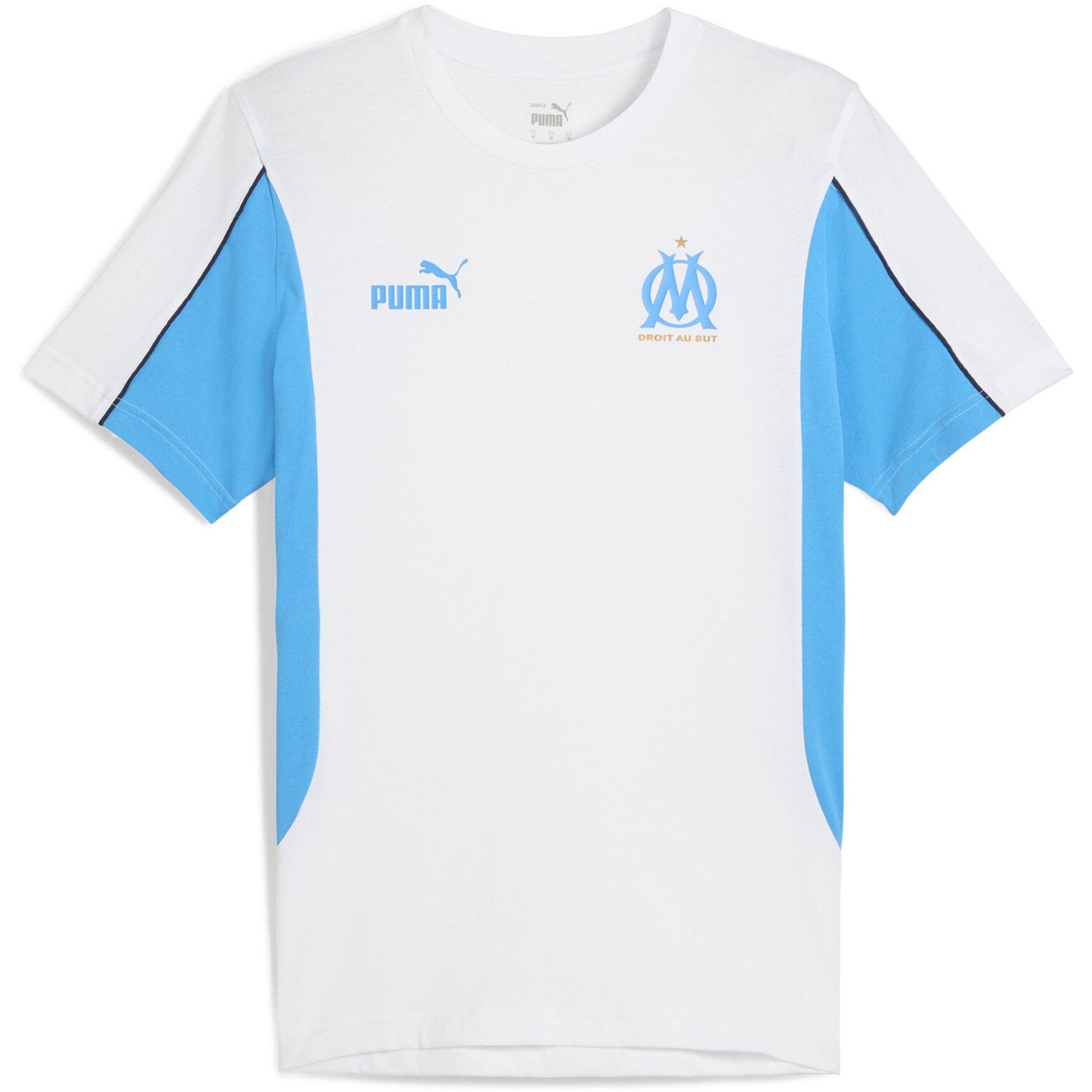 Blanco/Azul Azur - Puma - Olympique Marseille ftblARCHIVE T-Shirt Adults - 1