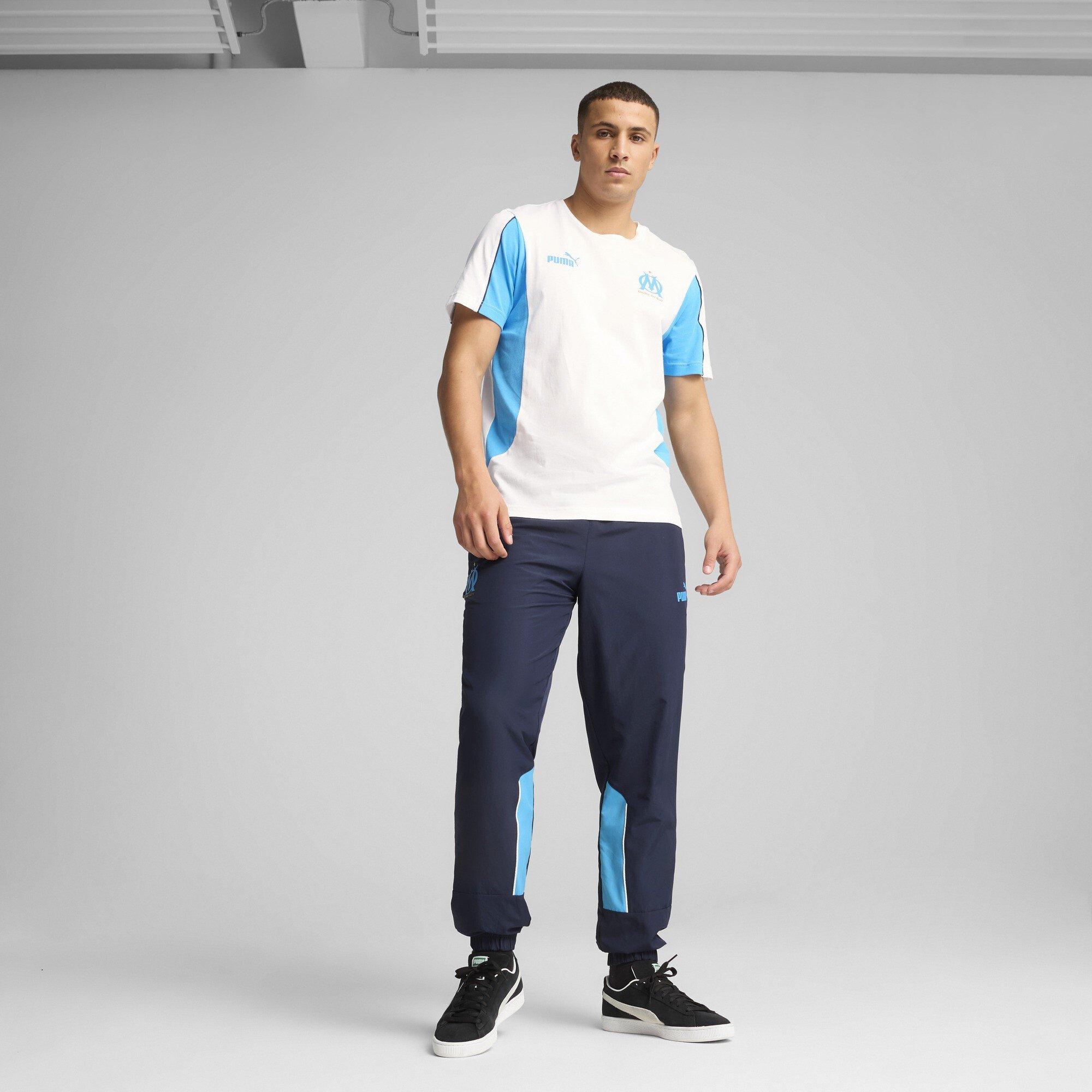 Bianco/Azzurro Azur - Puma - Olympique Marseille ftblARCHIVE T-Shirt Adults - 5