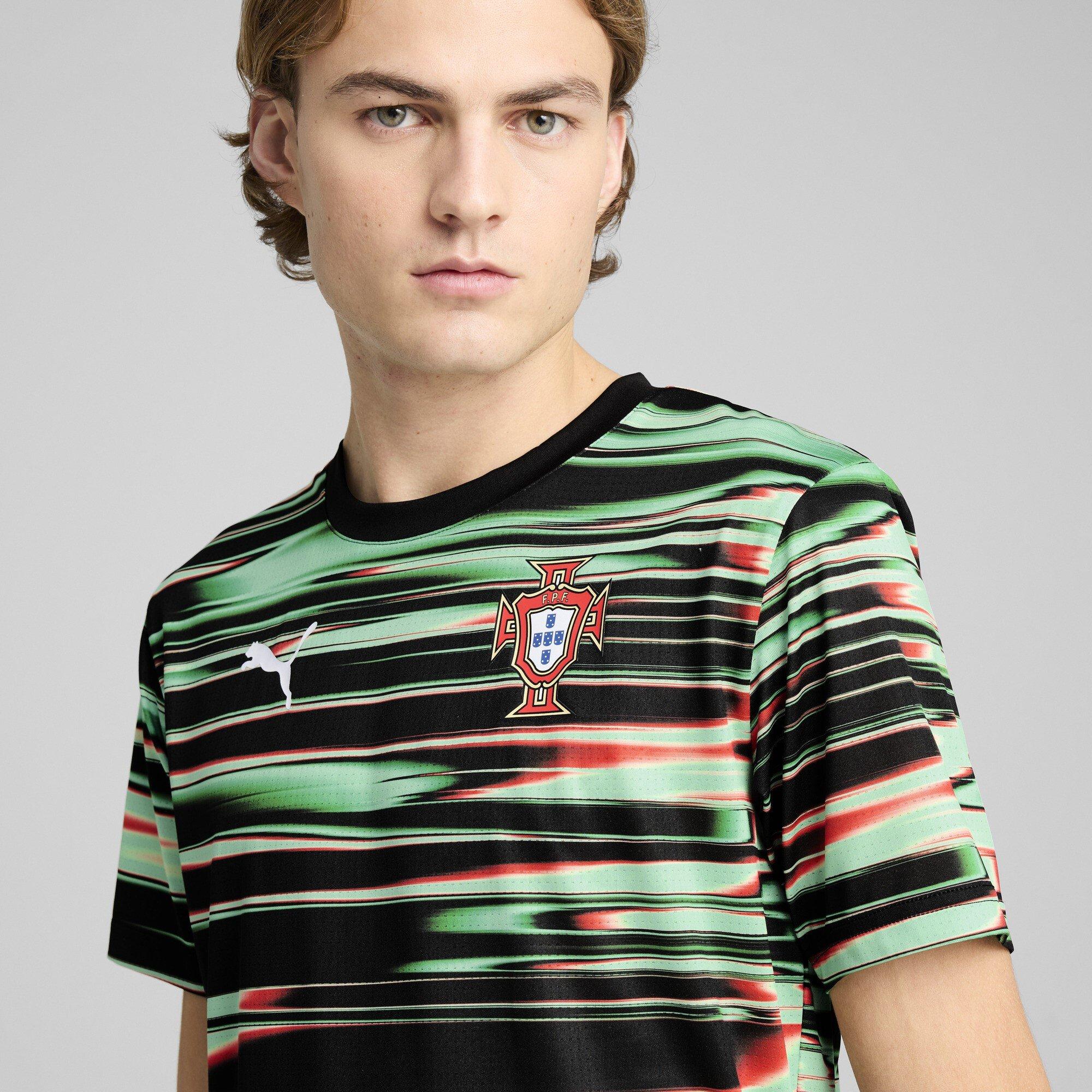 Crno/Bijelo - Puma - Portugal Pre Match T-Shirt 2025 Adults - 5