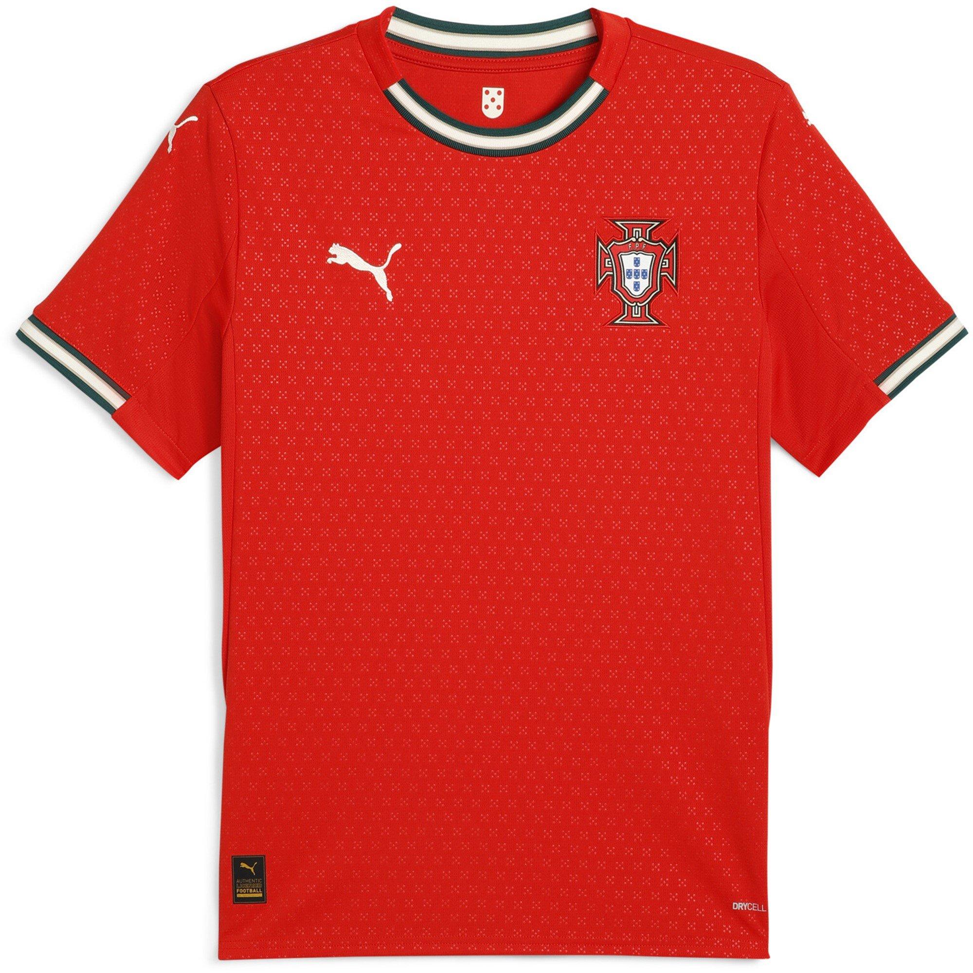Red/Almond - Puma - Portugal Home Shirt 2025 Adults - 1