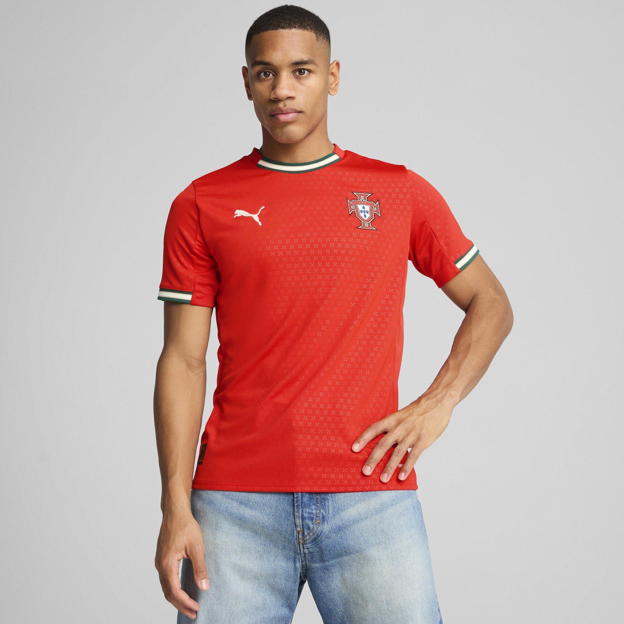 Rosso/Mandorla - Puma - Portugal Home Shirt 2025 Adults - 3