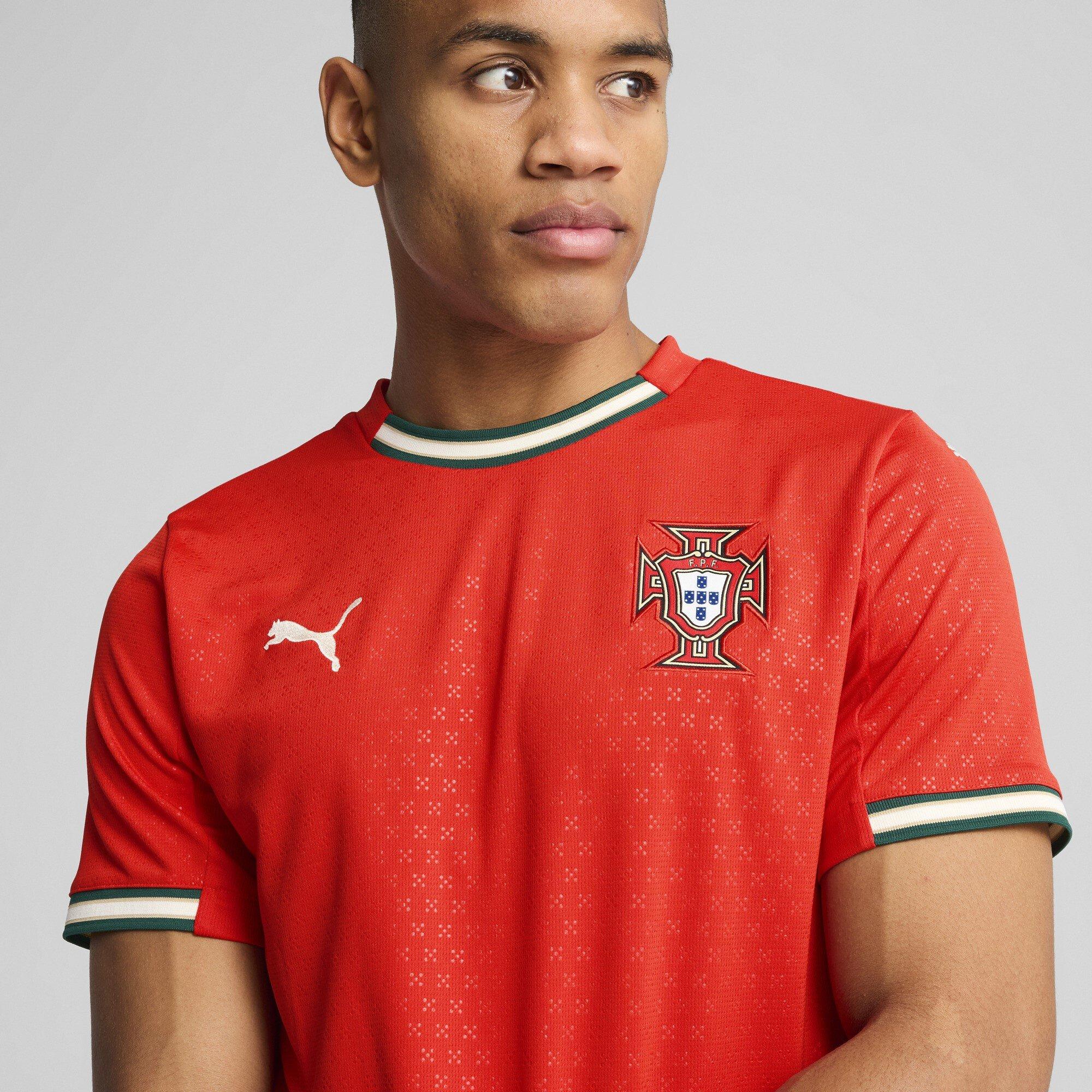 Rosso/Mandorla - Puma - Portugal Home Shirt 2025 Adults - 5