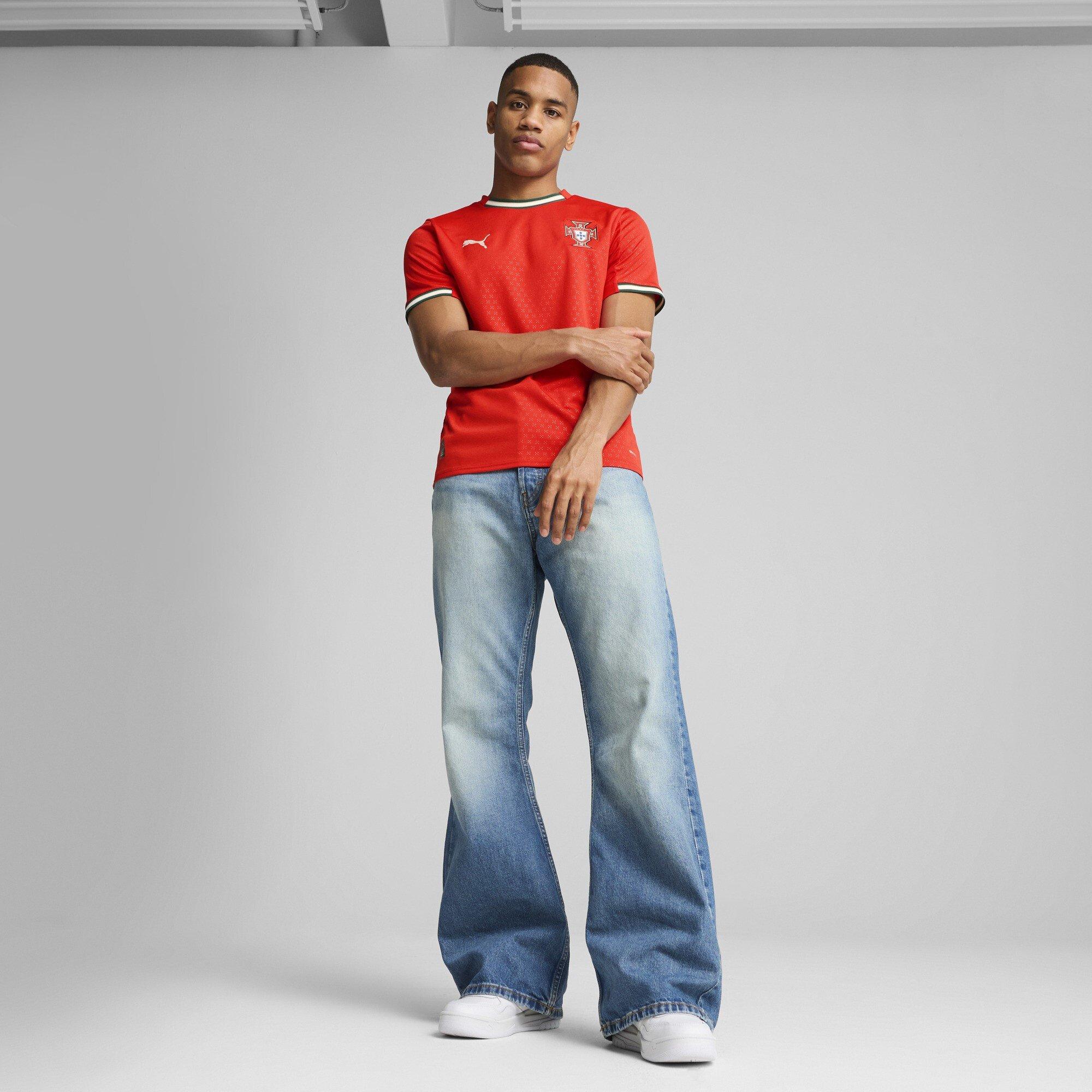 Rosso/Mandorla - Puma - Portugal Home Shirt 2025 Adults - 7