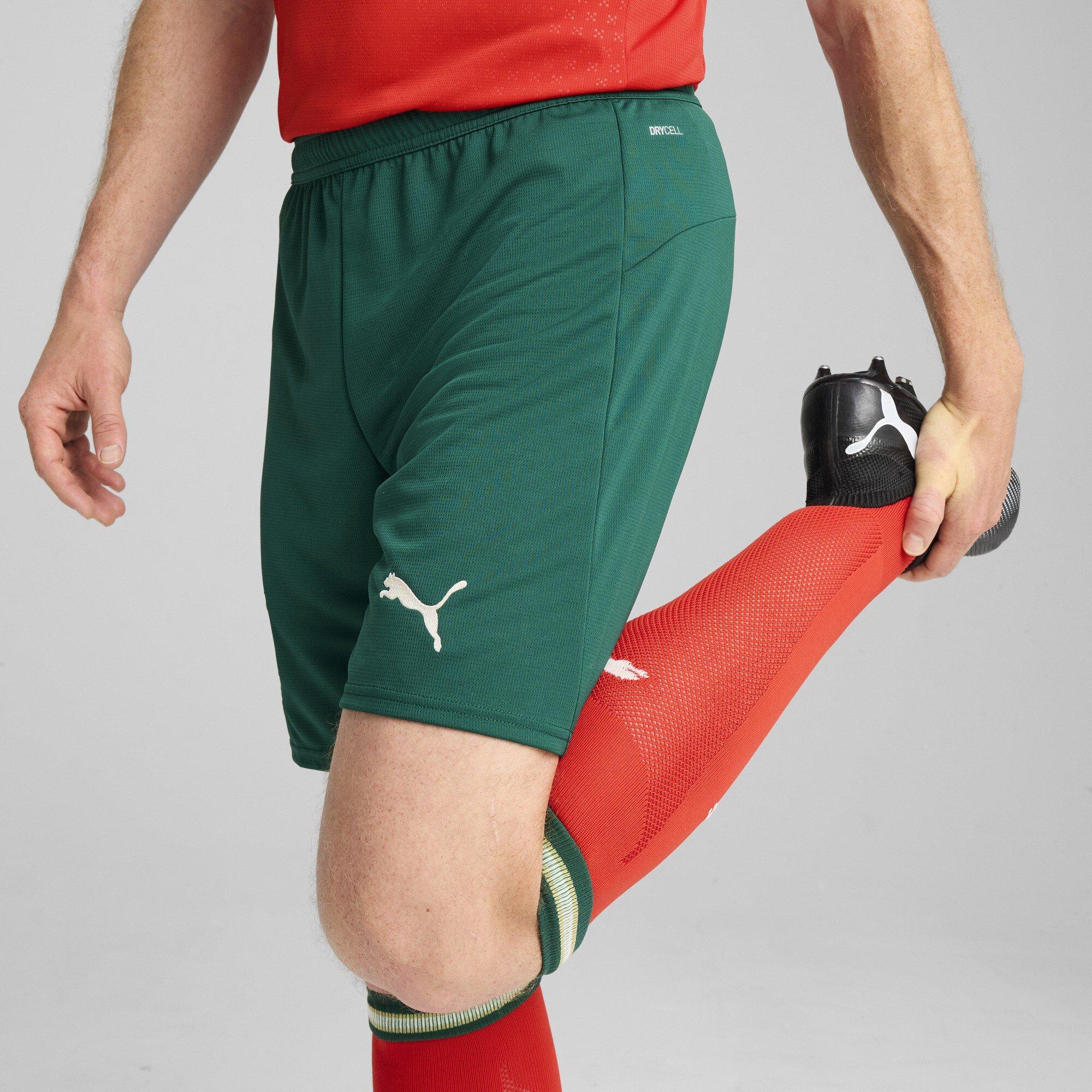 Verde/Almendra - Puma - Portugal Home Shorts 2025 Adults - 6