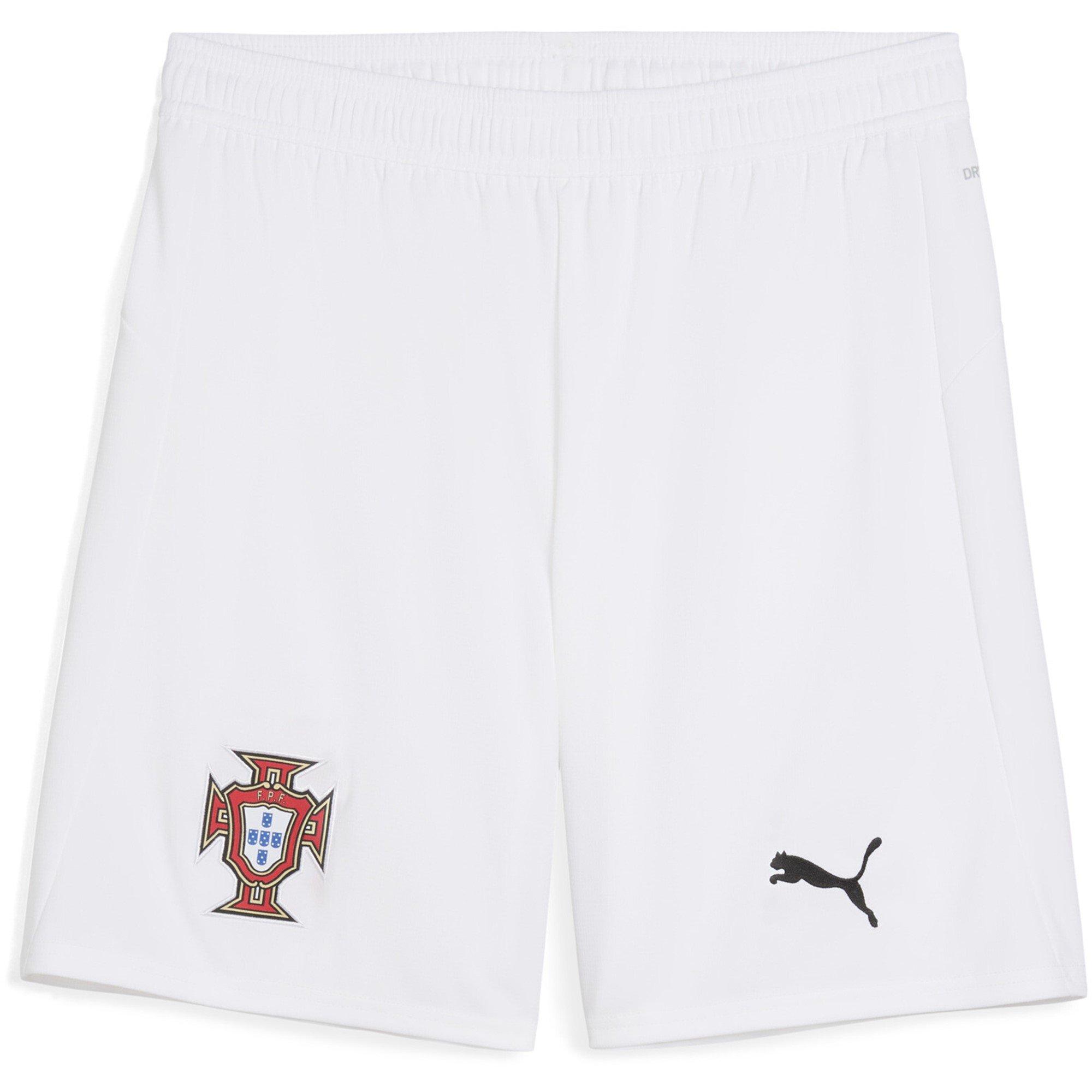 Puma Men's Portugal Away Shorts 2025 Adults - White/Black - XL