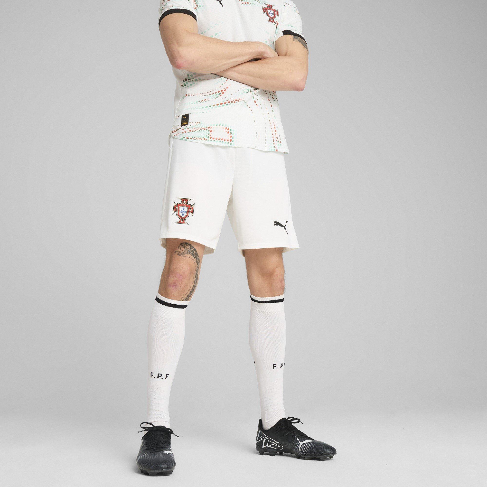 White/Black - Puma - Portugal Away Shorts 2025 Adults - 2
