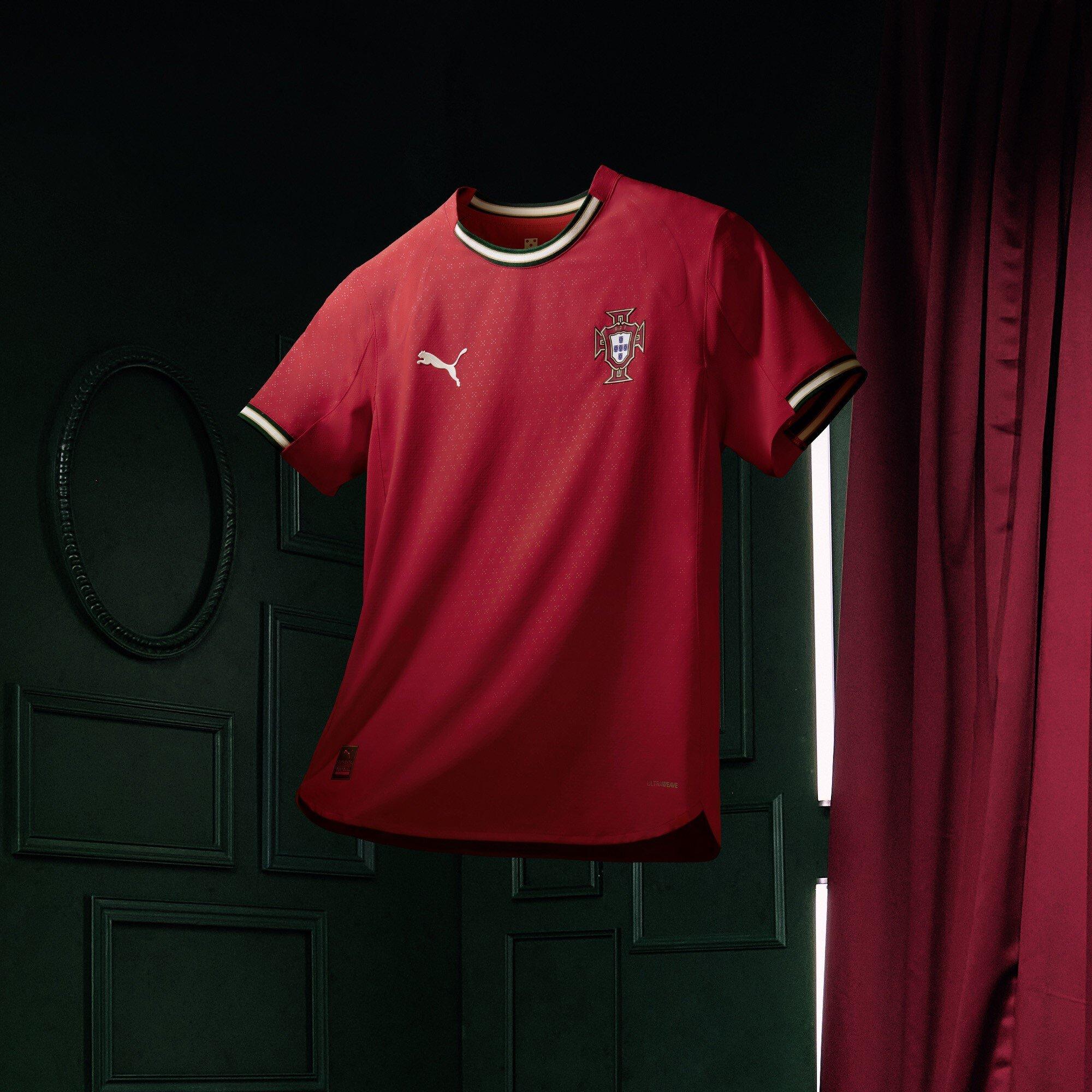 Rosso/Mandorla - Puma - Portugal Home Shirt 2025 Juniors - 7