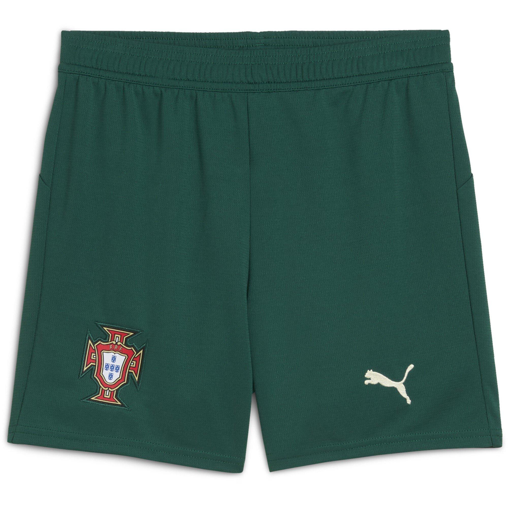 Grün/Mandel - Puma - Portugal Home Shorts 2025 Juniors - 1