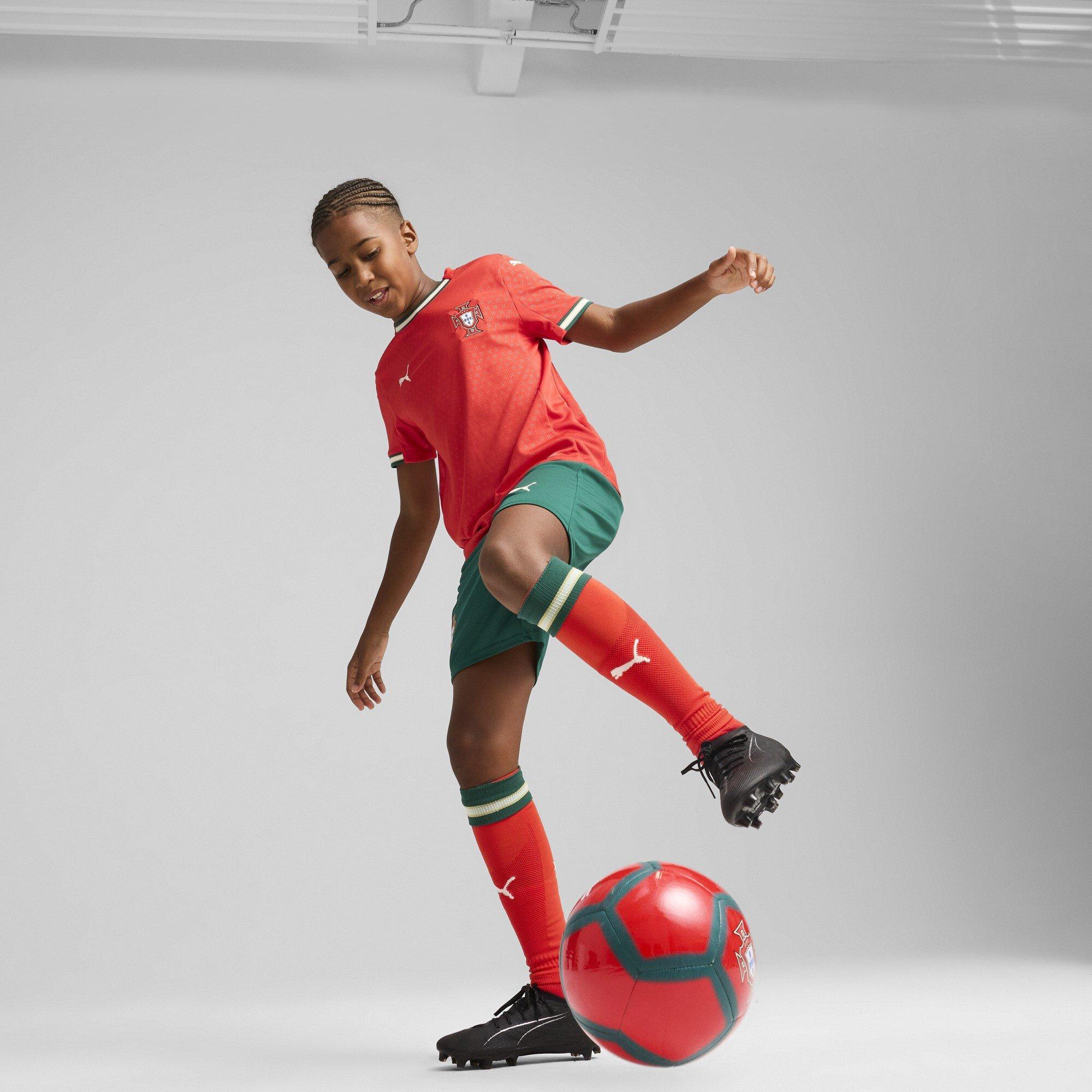 Grün/Mandel - Puma - Portugal Home Shorts 2025 Juniors - 5