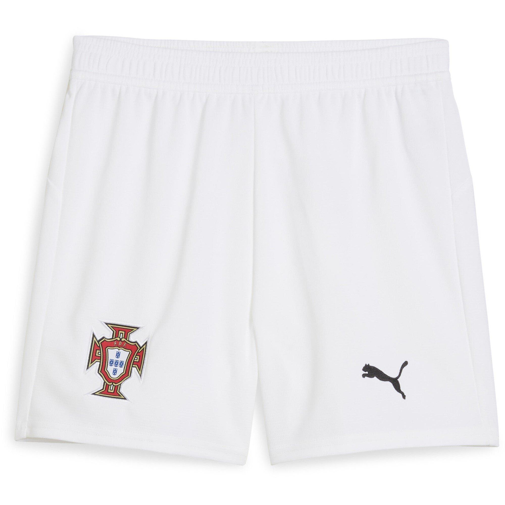 White/Black - Puma - Portugal Away Shorts 2025 Juniors - 1