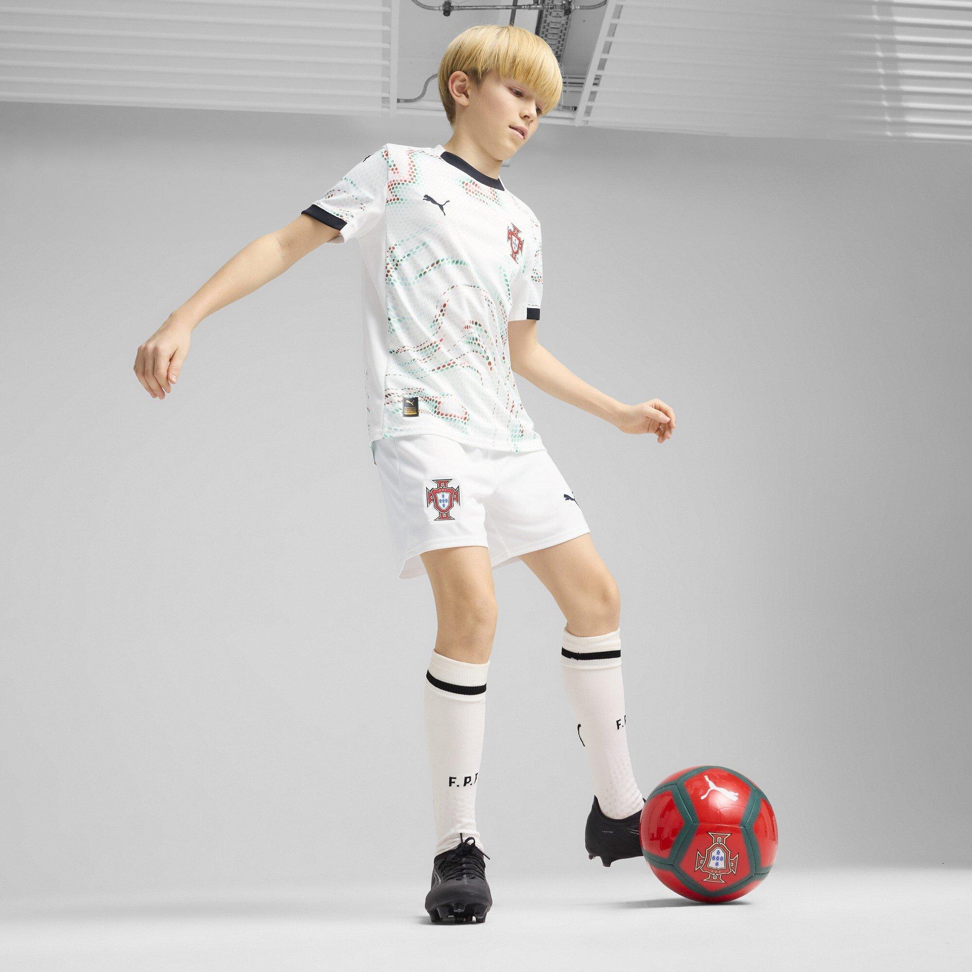 White/Black - Puma - Portugal Away Shorts 2025 Juniors - 4
