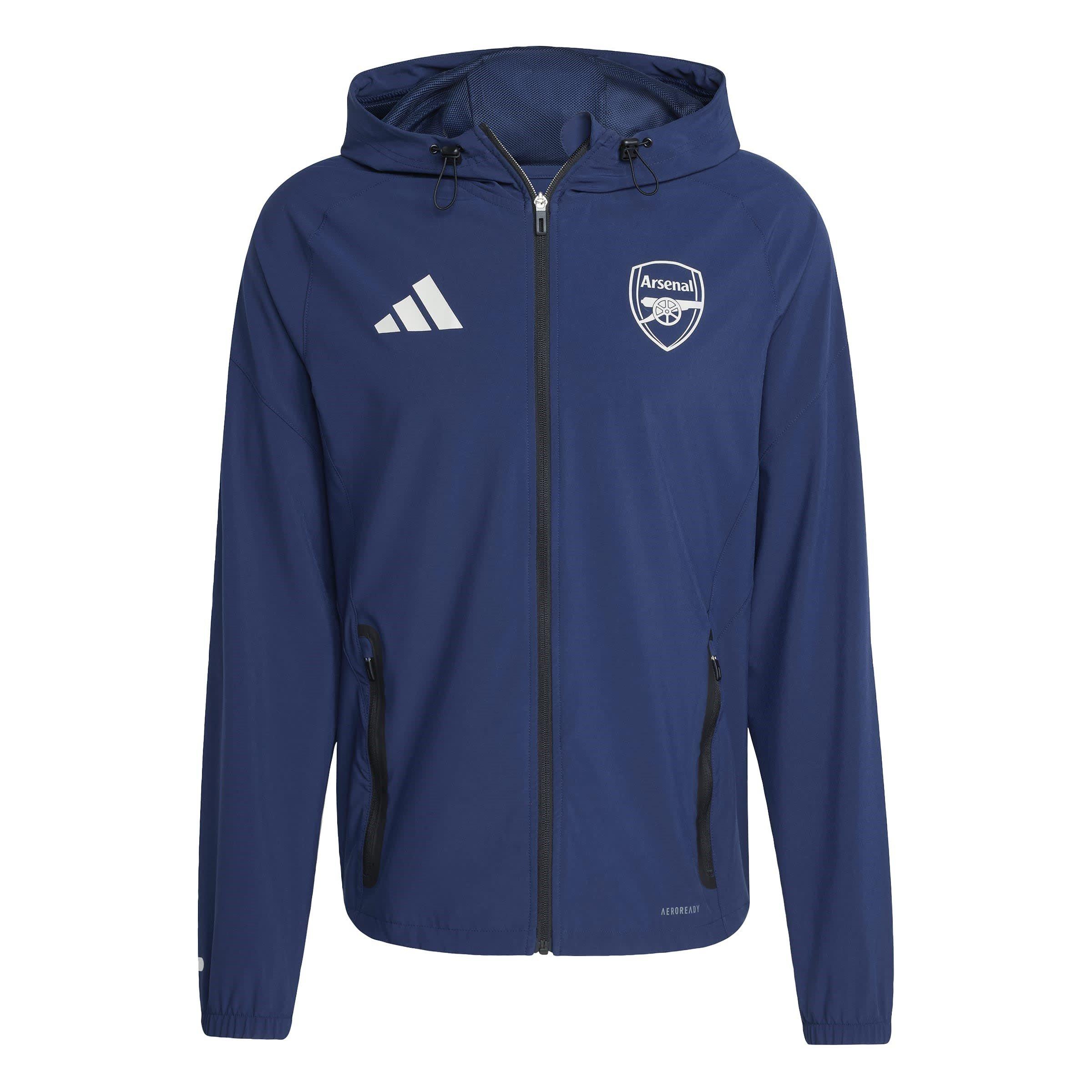 Navy/Black - adidas - Arsenal Vis Tech Travel Jacket Mens - 1