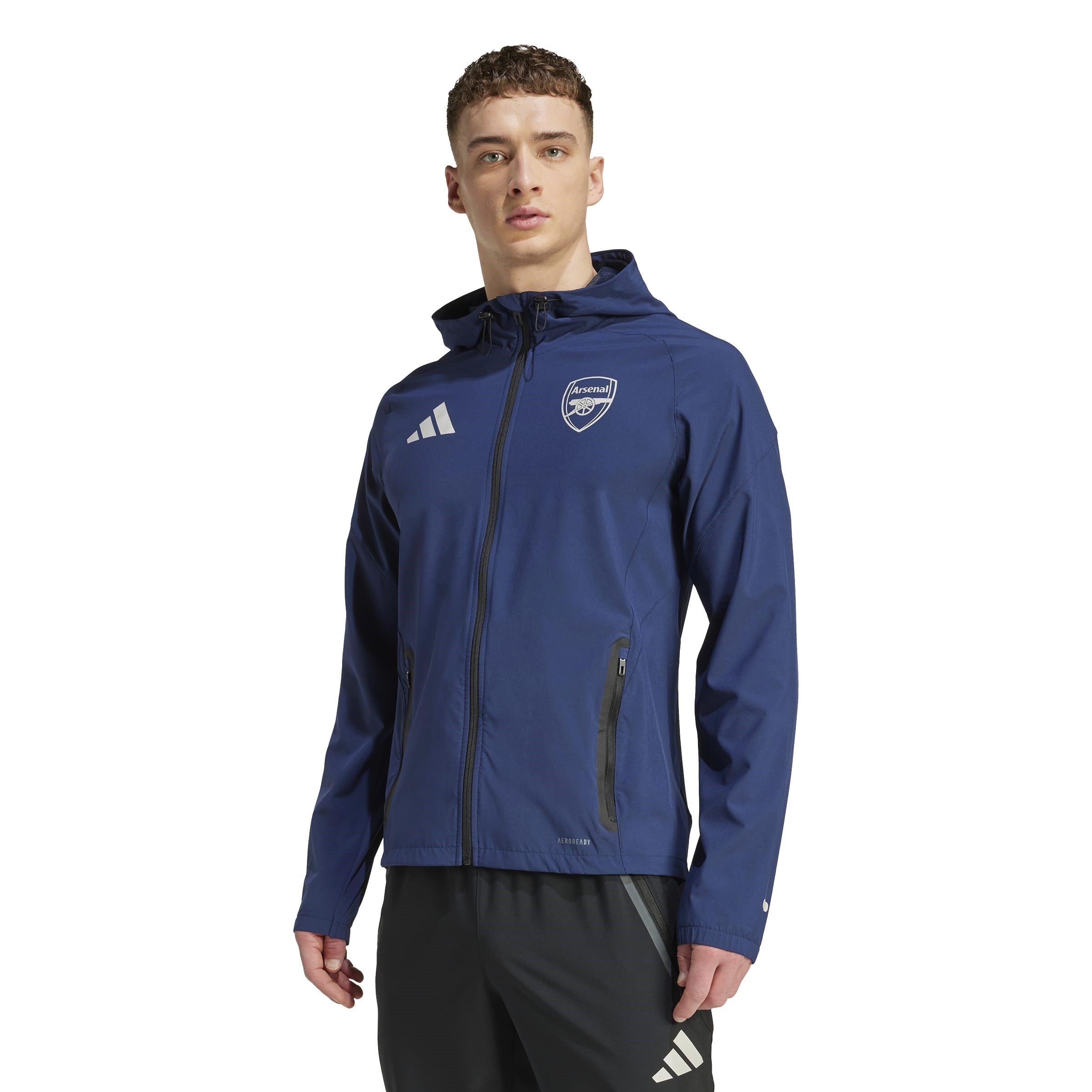 Black - adidas - Arsenal Vis Tech Travel Jacket Mens - 2