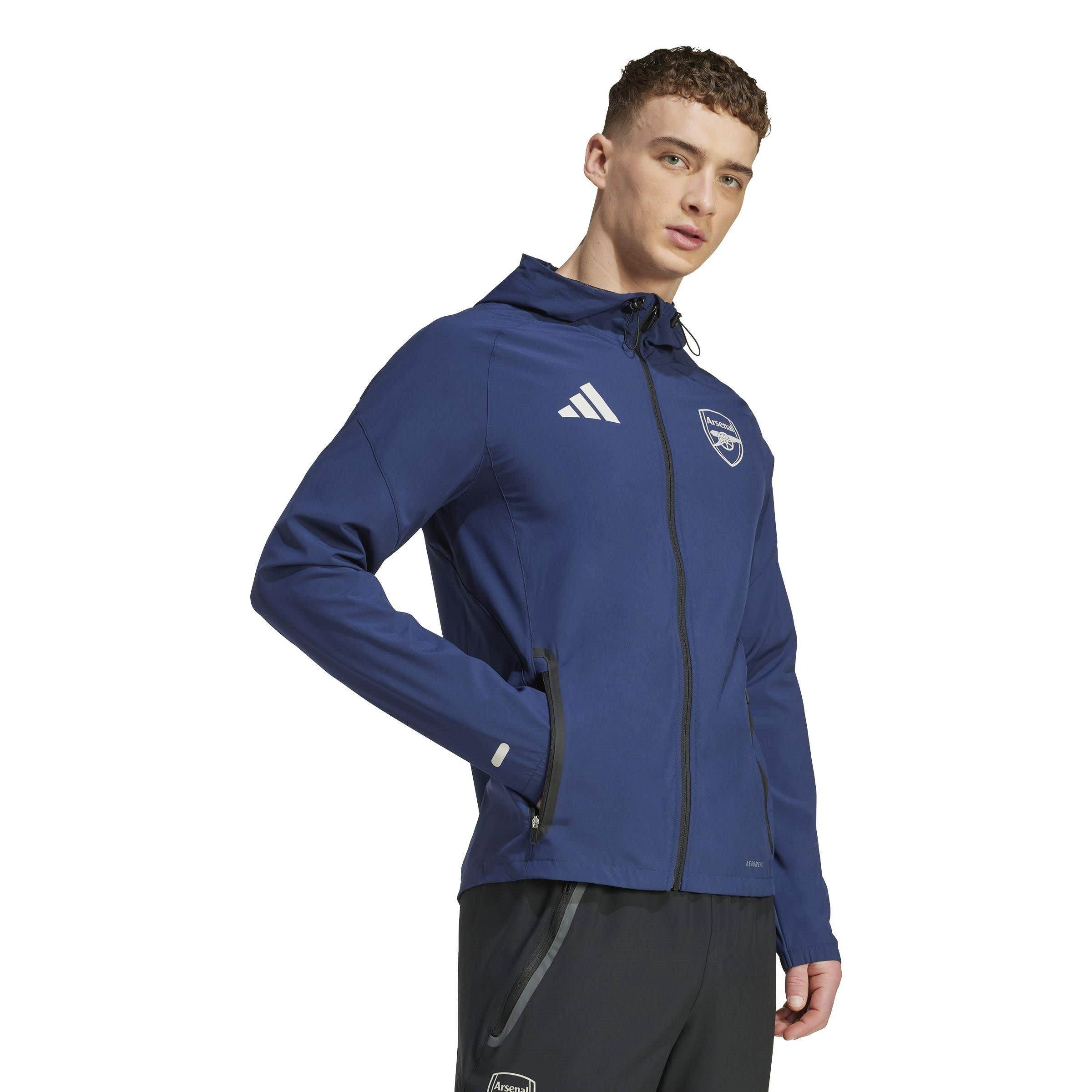 Black - adidas - Arsenal Vis Tech Travel Jacket Mens - 4