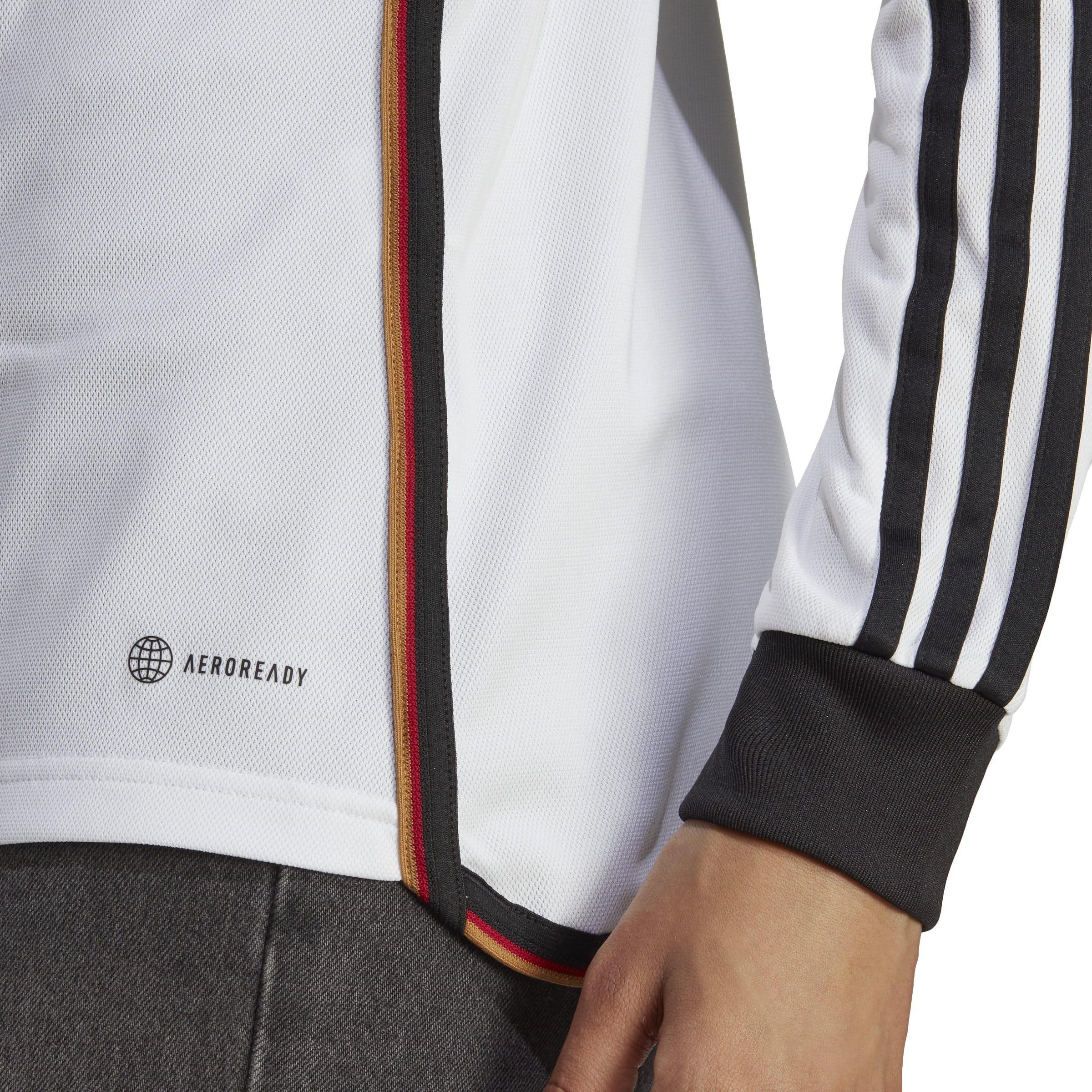 Weiß - adidas - Germany Home Long Sleeve Shirt 2022 Womens - 6