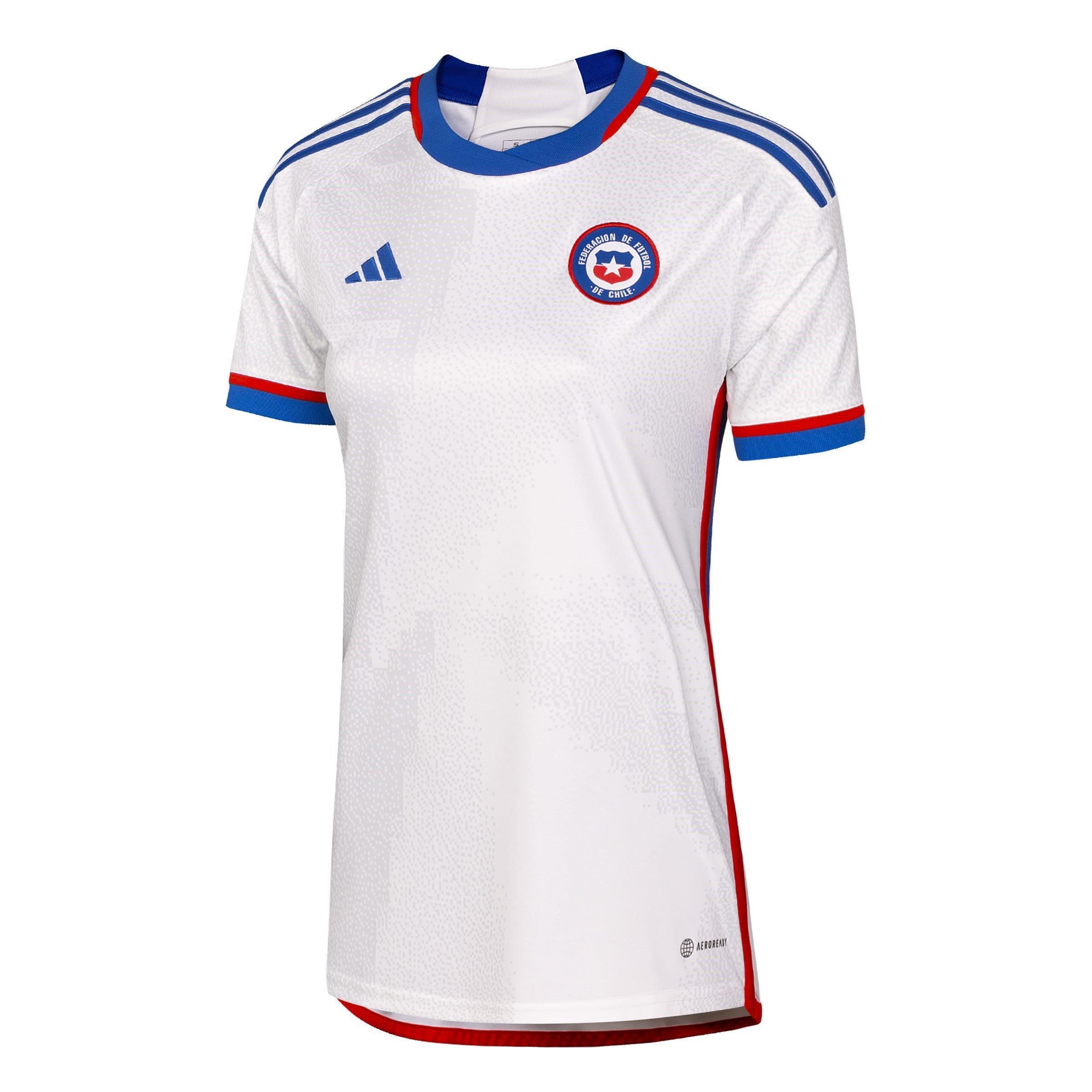 White - adidas - Chile Away Shirt 2022 Womens - 2