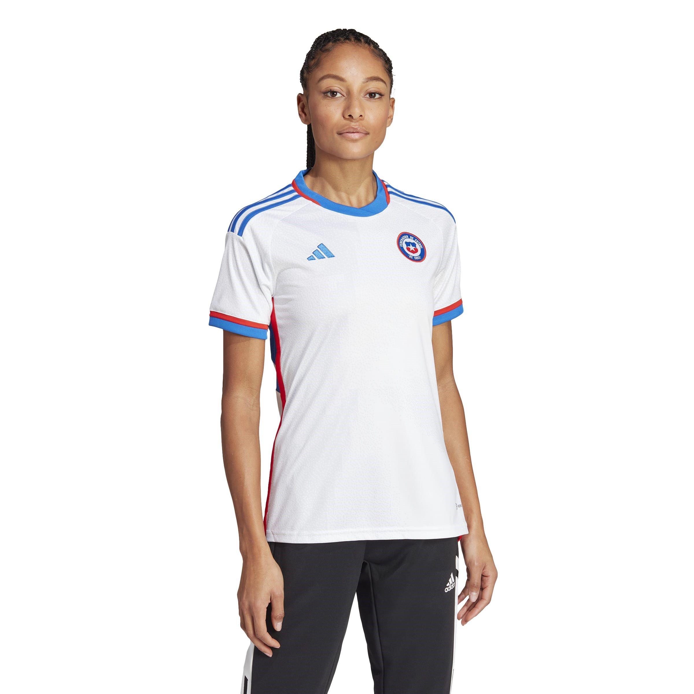 White - adidas - Chile Away Shirt 2022 Womens - 4