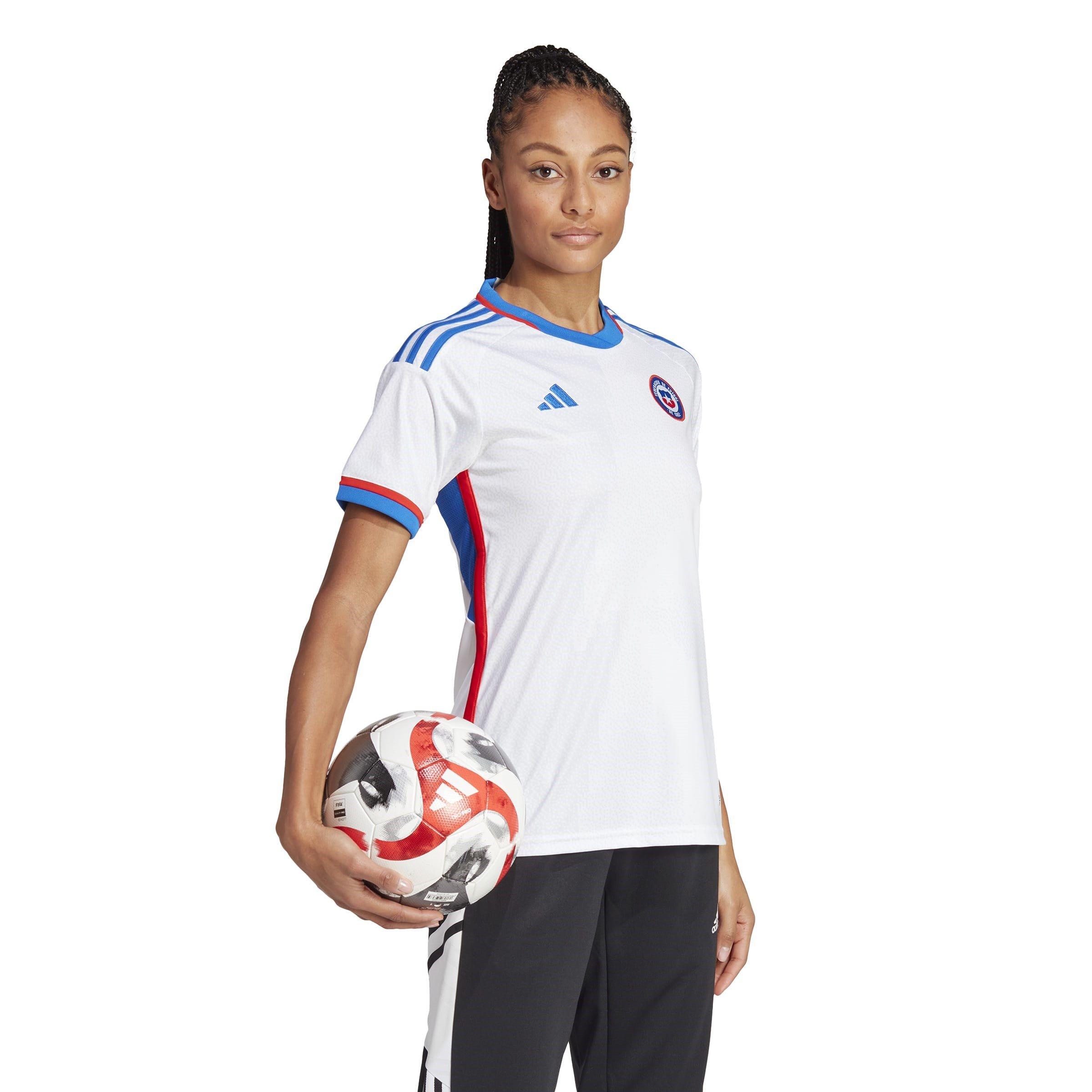White - adidas - Chile Away Shirt 2022 Womens - 6