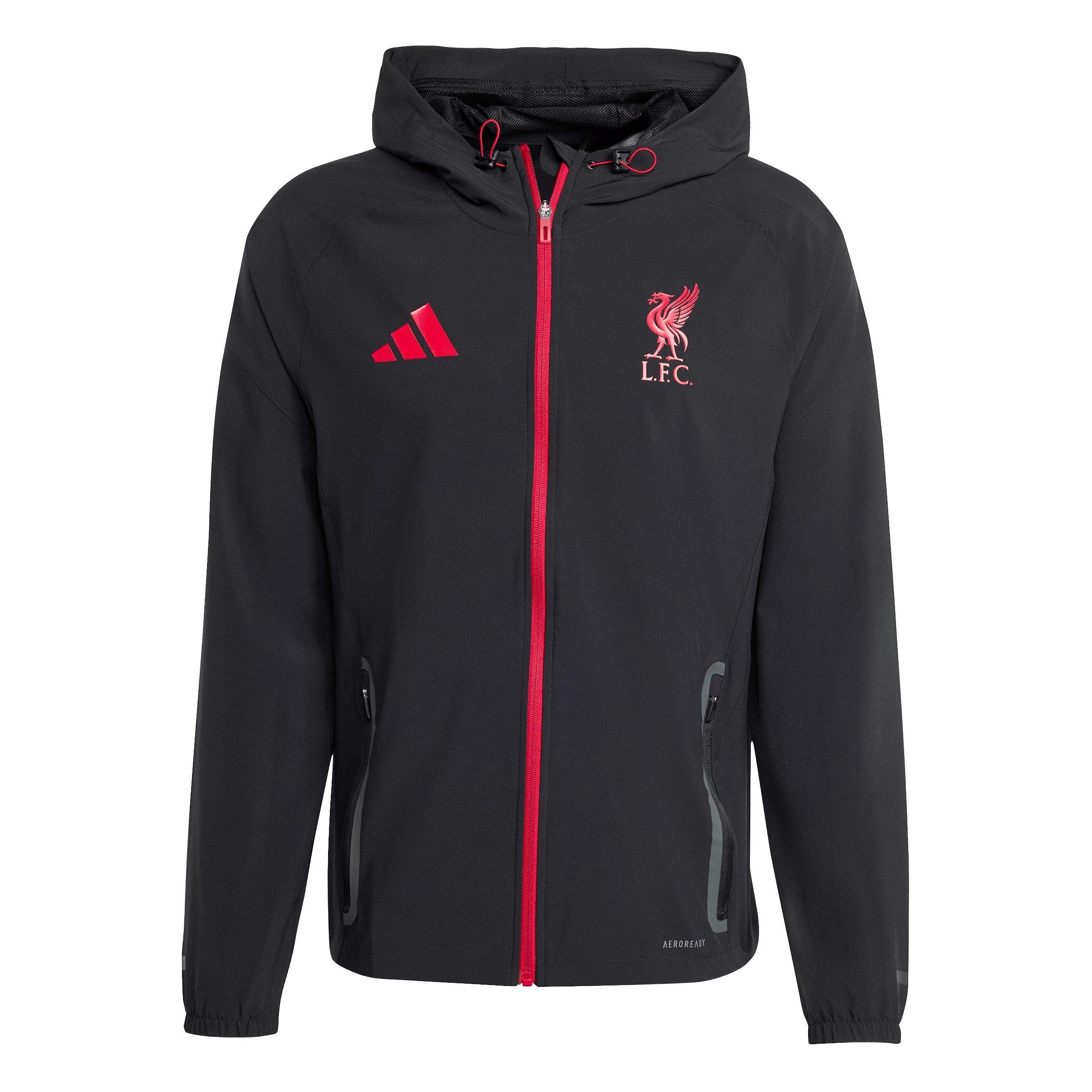 adidas Liverpool Travel Tracksuit Jacket 2025 2026 Adults