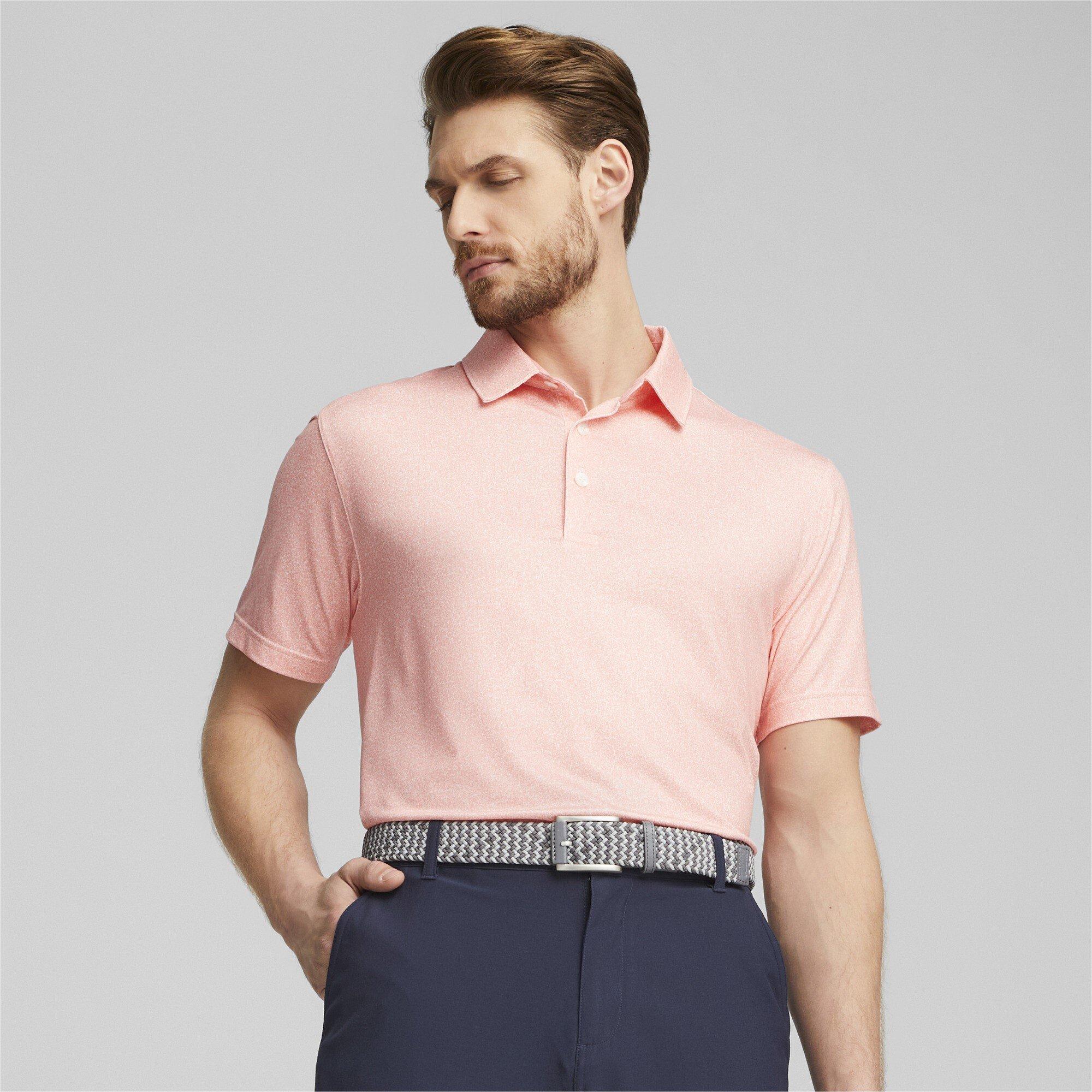 Flamingo Pin - Puma - Cloudspun Primary Short-Sleeve Performance Polo - 2