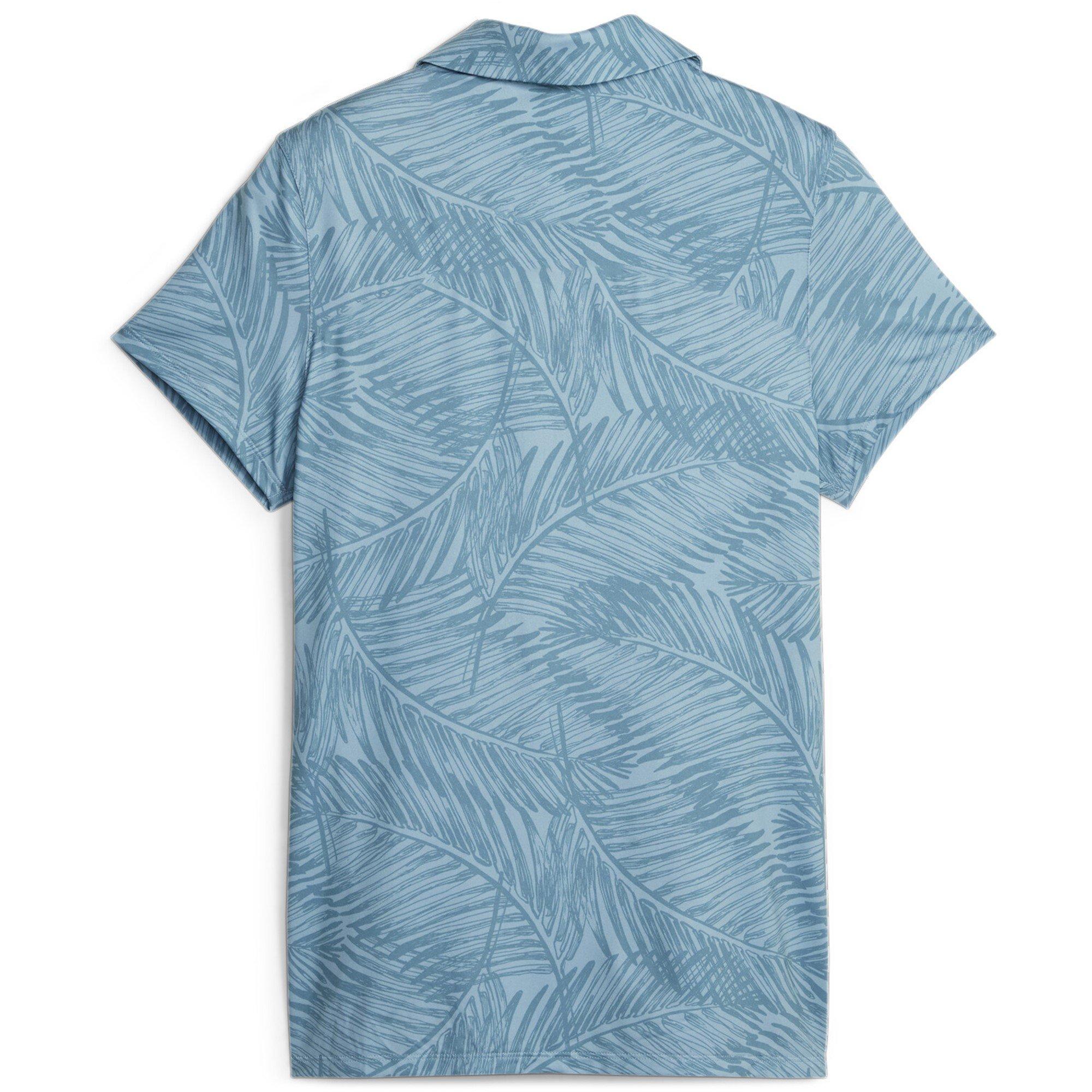 Vet Blauw - Puma - Mattr Fern Short-Sleeve Performance Polo - 6