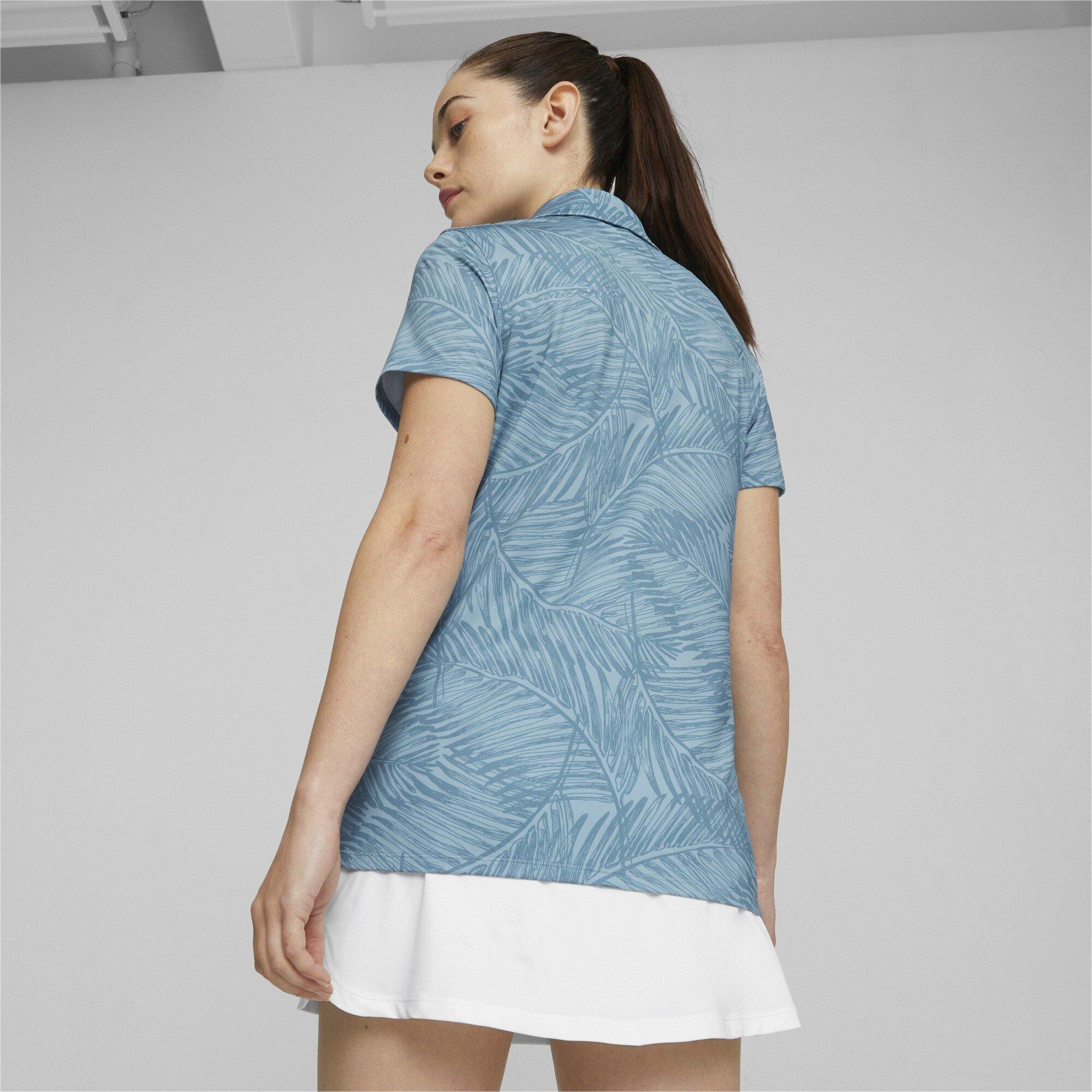 Vet Blauw - Puma - Mattr Fern Short-Sleeve Performance Polo - 4