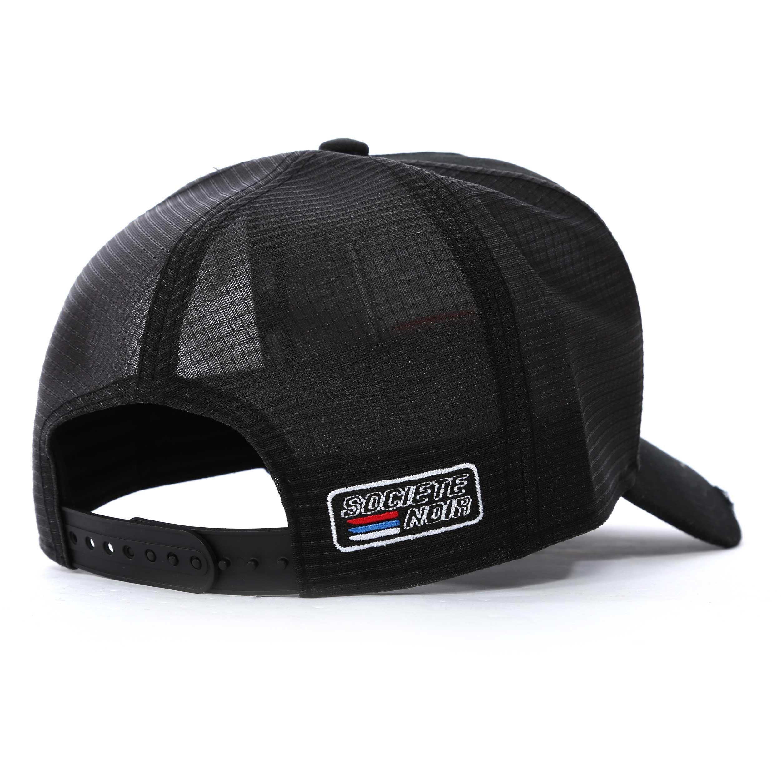 Zwart/Wit - Societe Noir - Paris Trucker Cap - 2