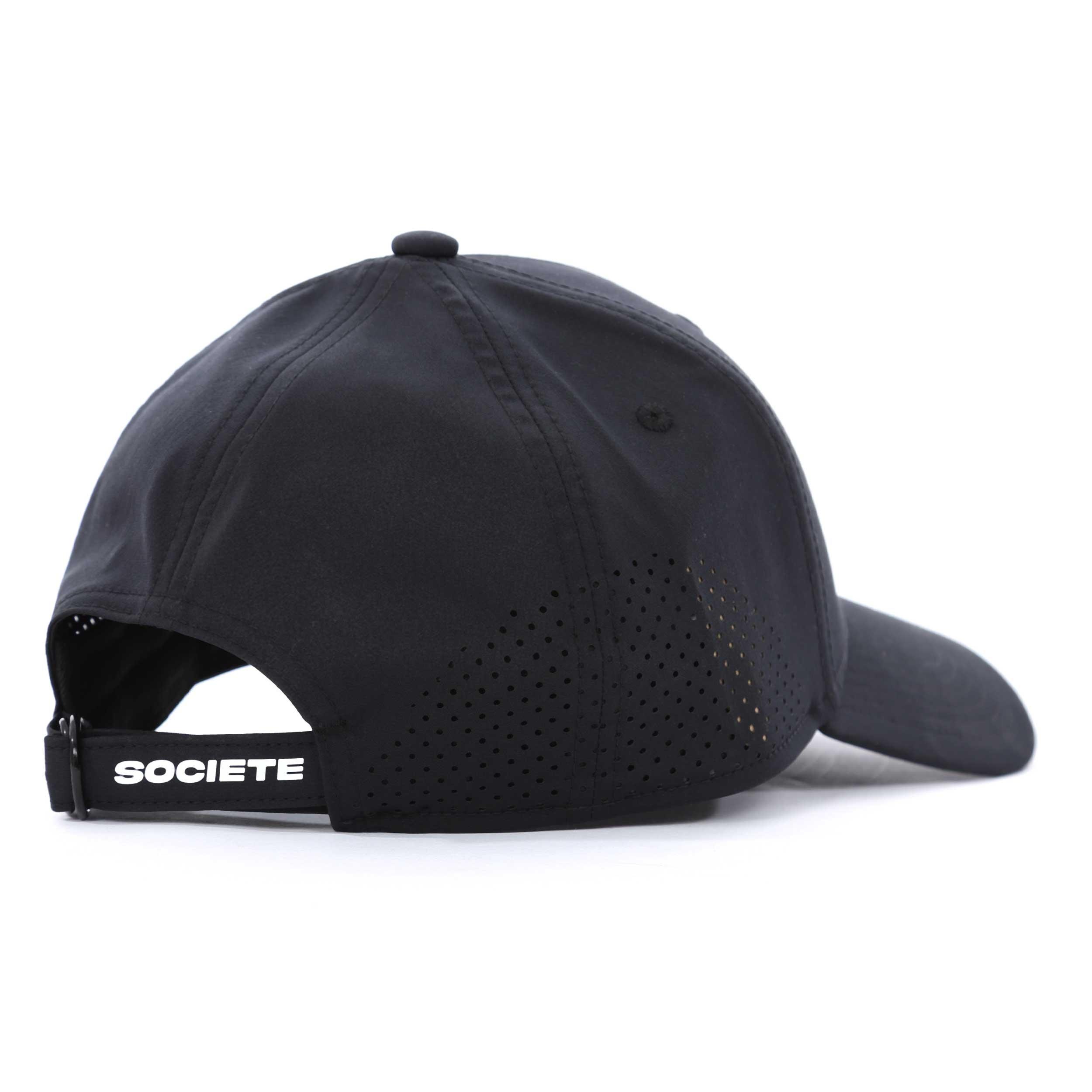 Nero/Blu - Societe Noir - Rubber Baseball Cap - 2