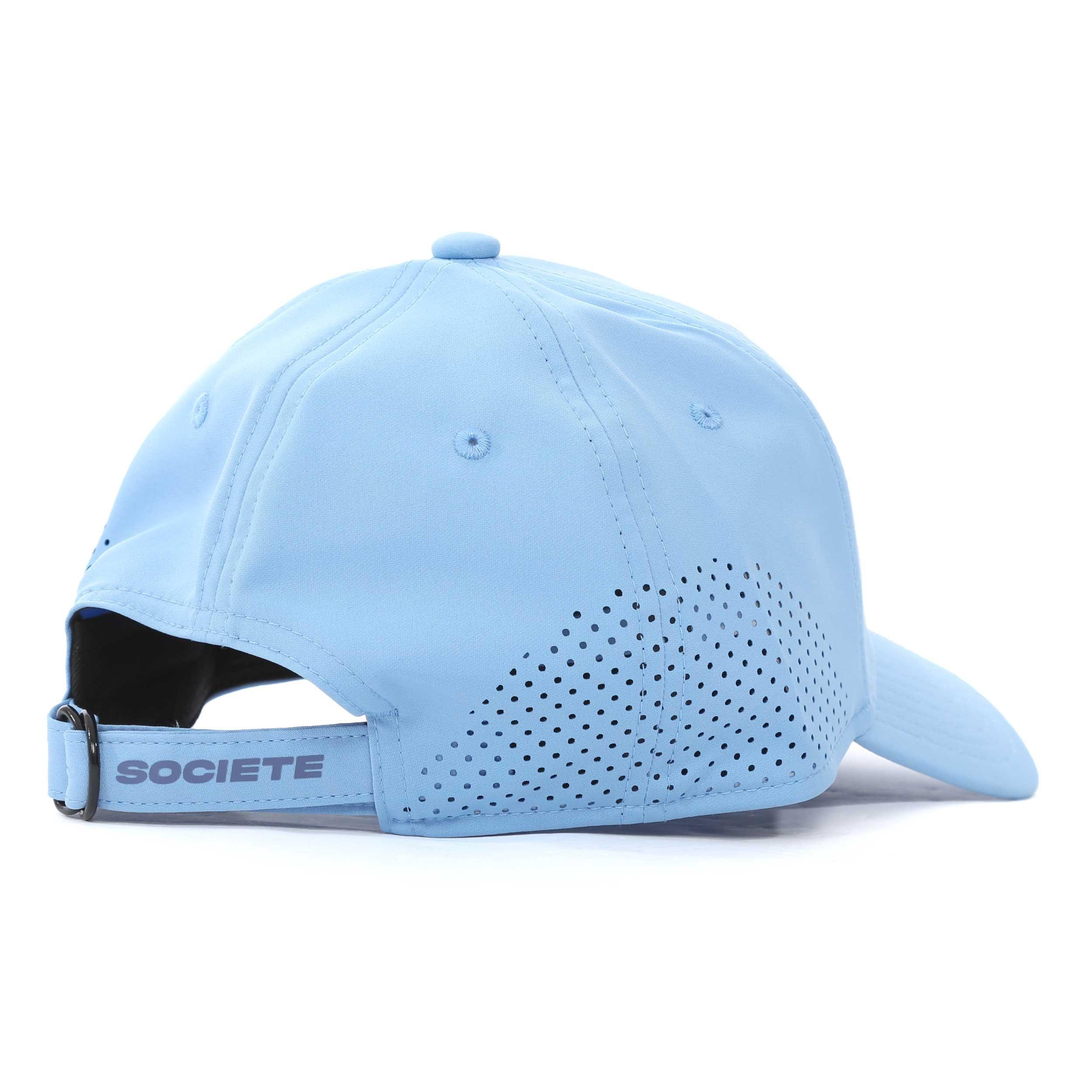 Sort/Blå - Societe Noir - Men's Rubber Baseball Cap - 2