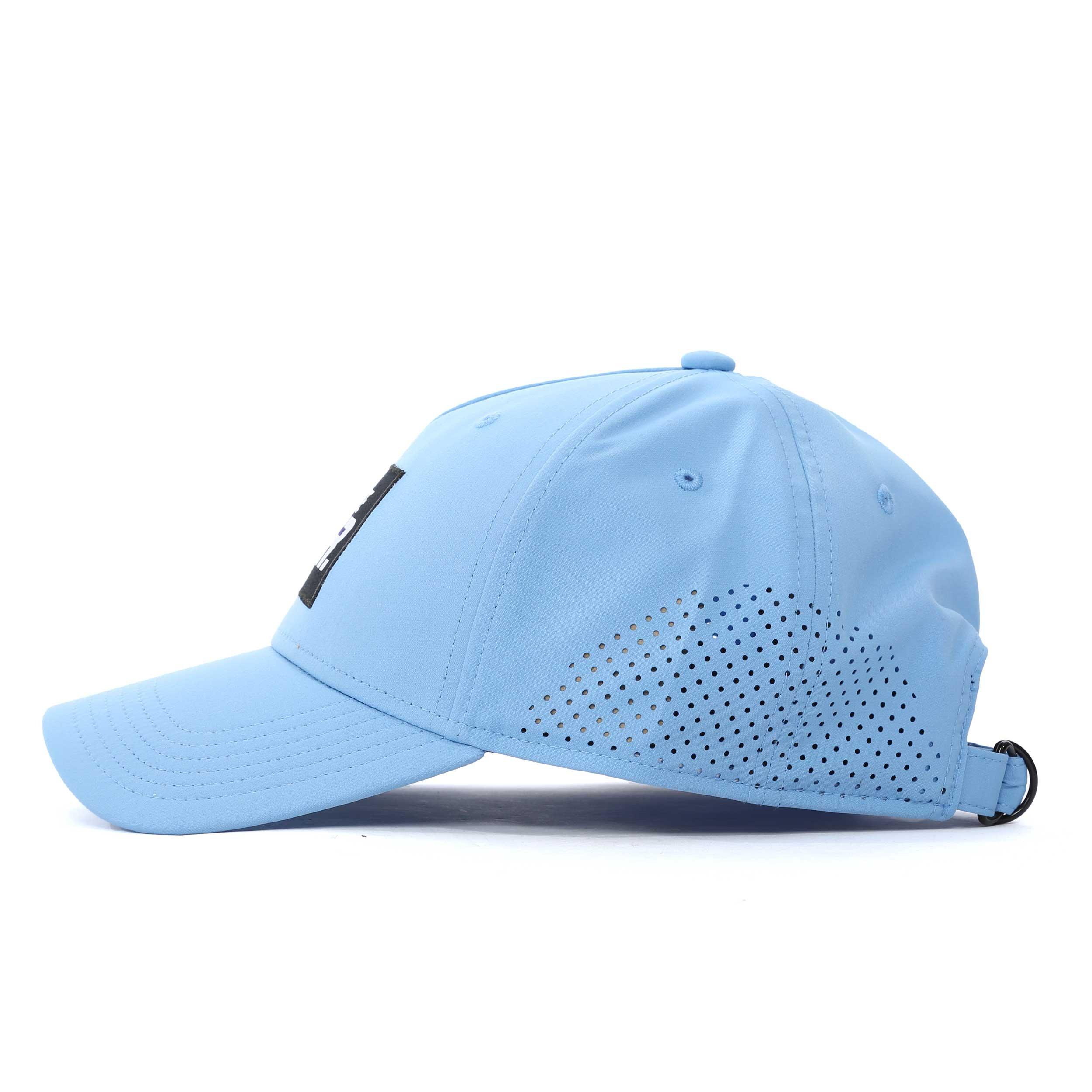 Sort/Blå - Societe Noir - Men's Rubber Baseball Cap - 3