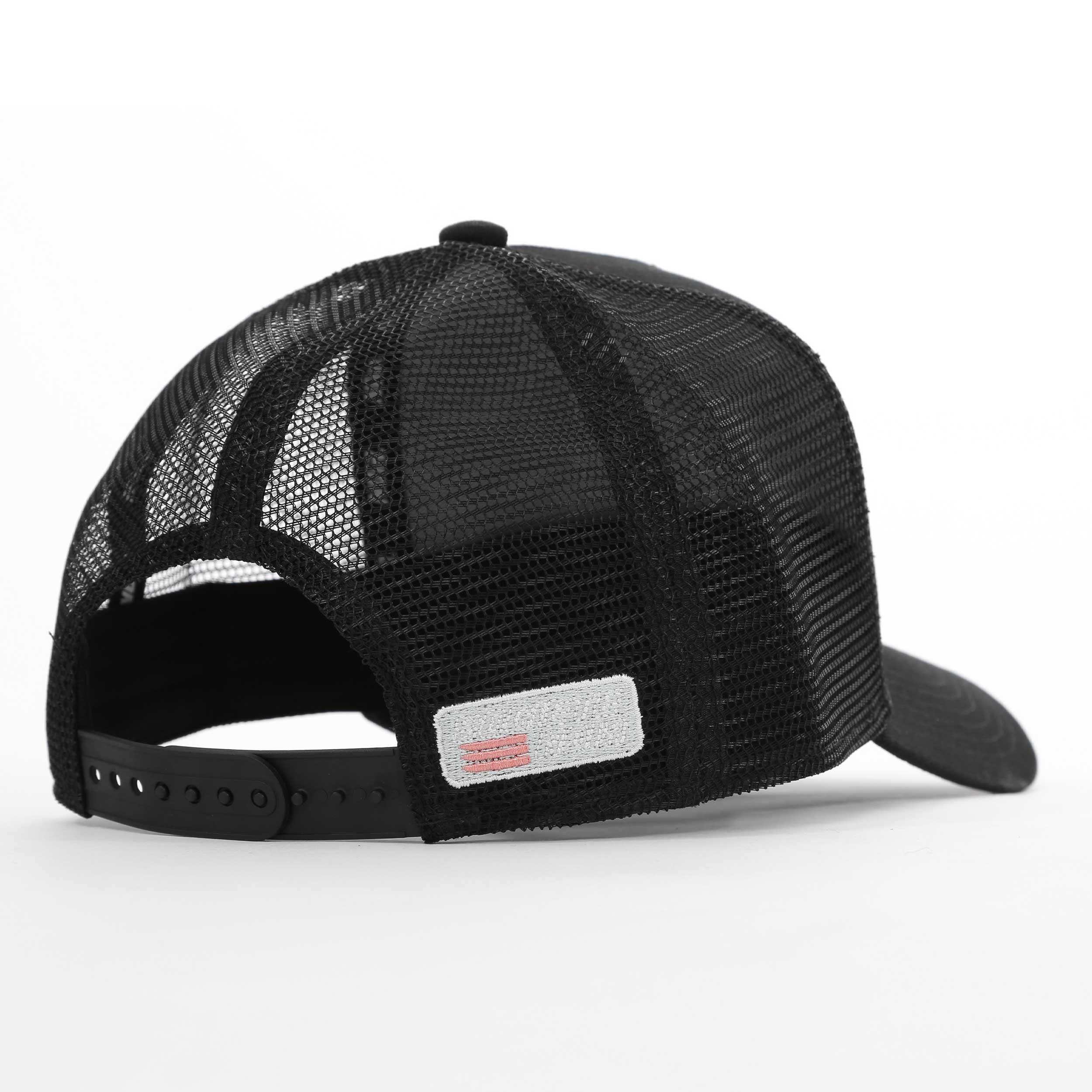 Grey/White - Societe Noir - Mesh Trucker Cap - 2