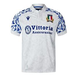 Macron Italia Rugby Away Shirt 2024 2025 Adults