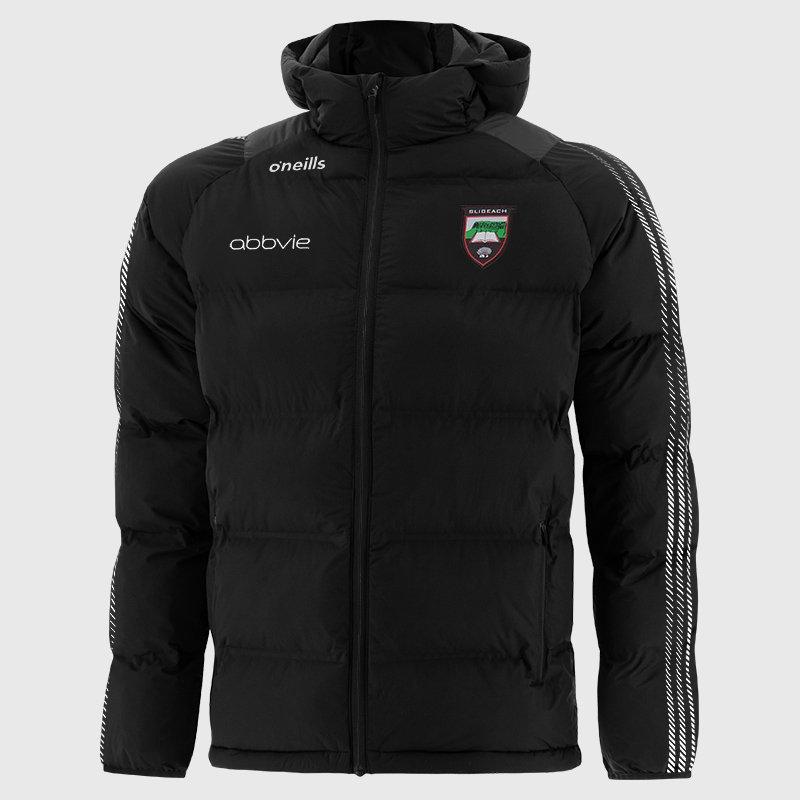 Blk/Gun/White - ONeills - Kids' Dynamo Sligo Water Repellent Padded Performance Training Jacket - 1
