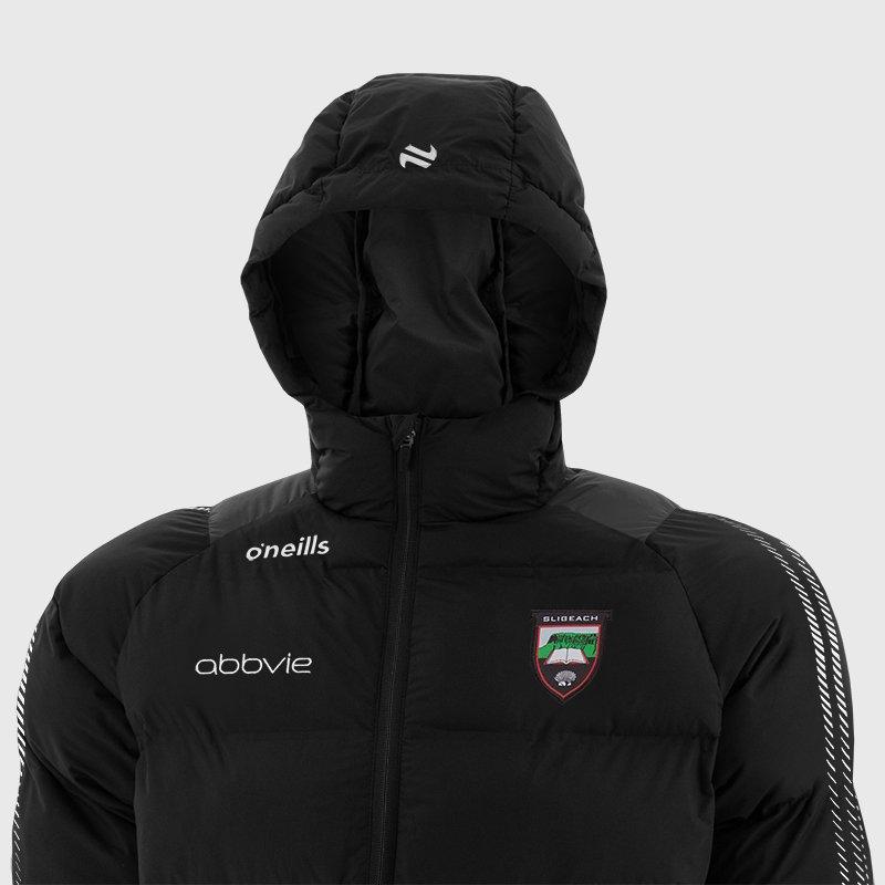 Blk/Gun/White - ONeills - Dynamo Sligo Water Repellent Padded Performance Training Jacket - 3