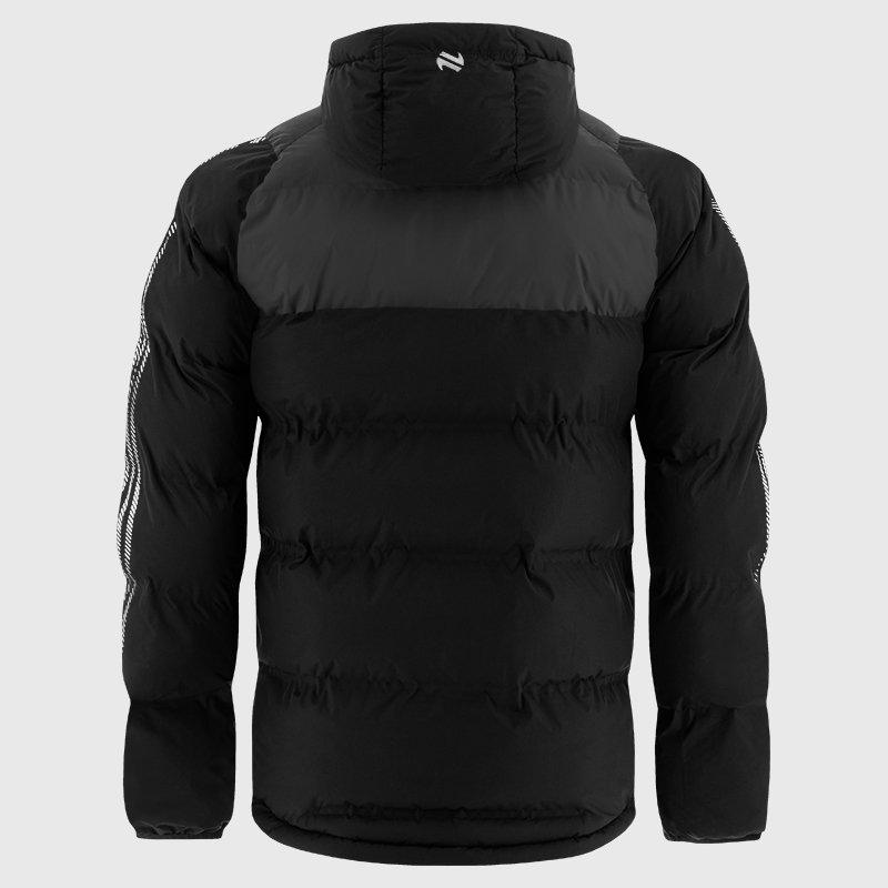 Blk/Gun/White - ONeills - Dynamo Sligo Hooded Padded Long Sleeve Performance Training Jacket - 2