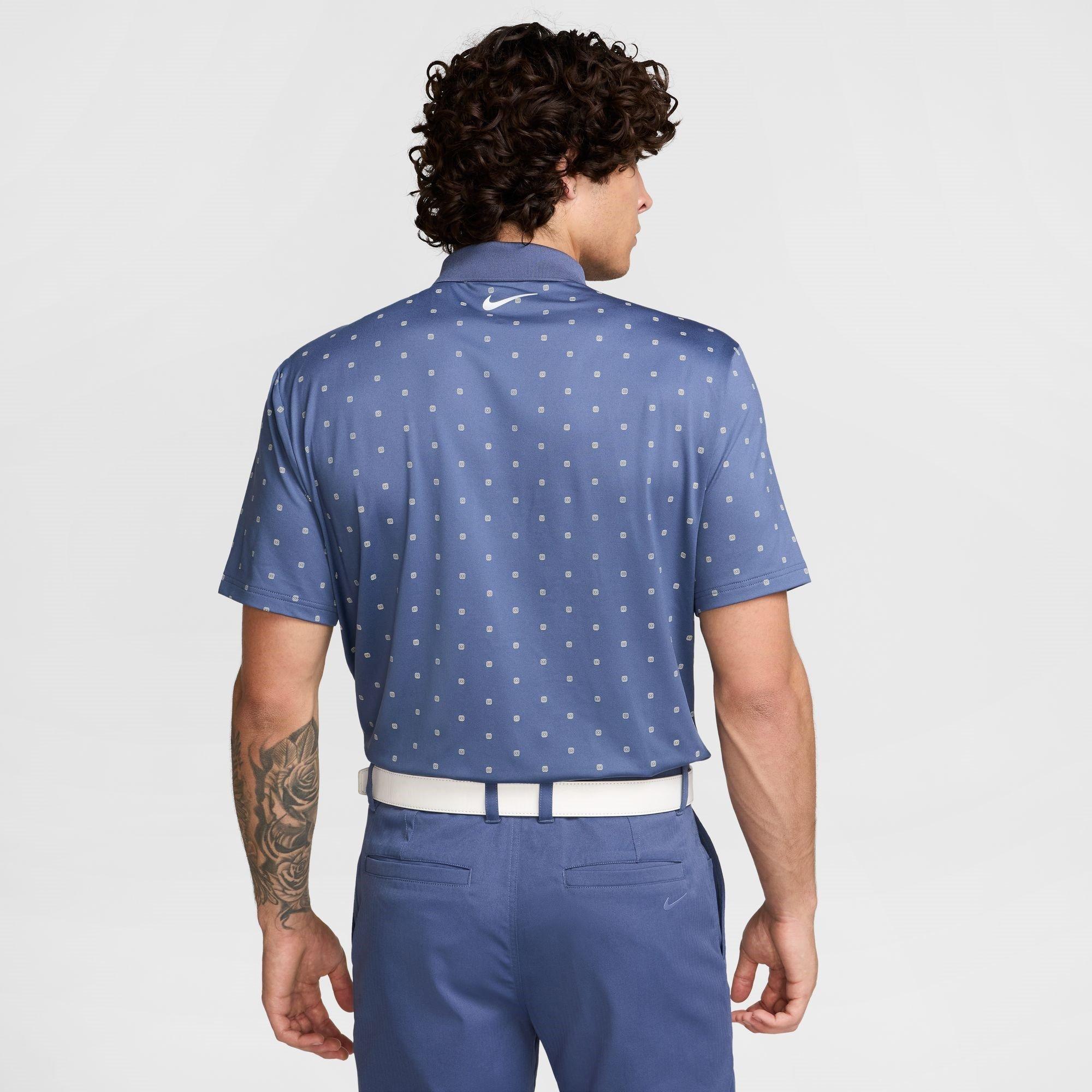Azul difuso - Nike - Tour Print Polo Shirt Mens - 2